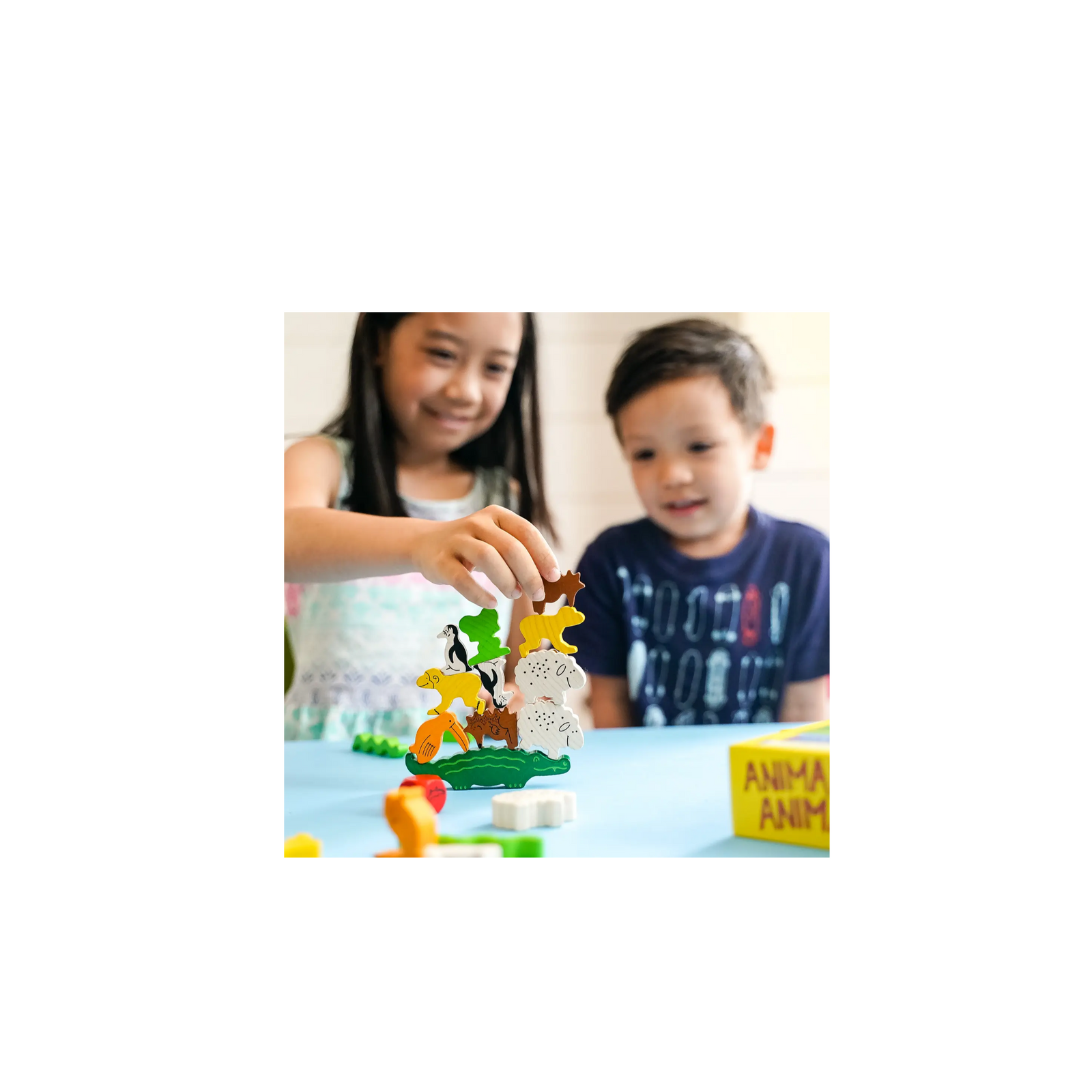 Animal Upon Animal Stacking Game