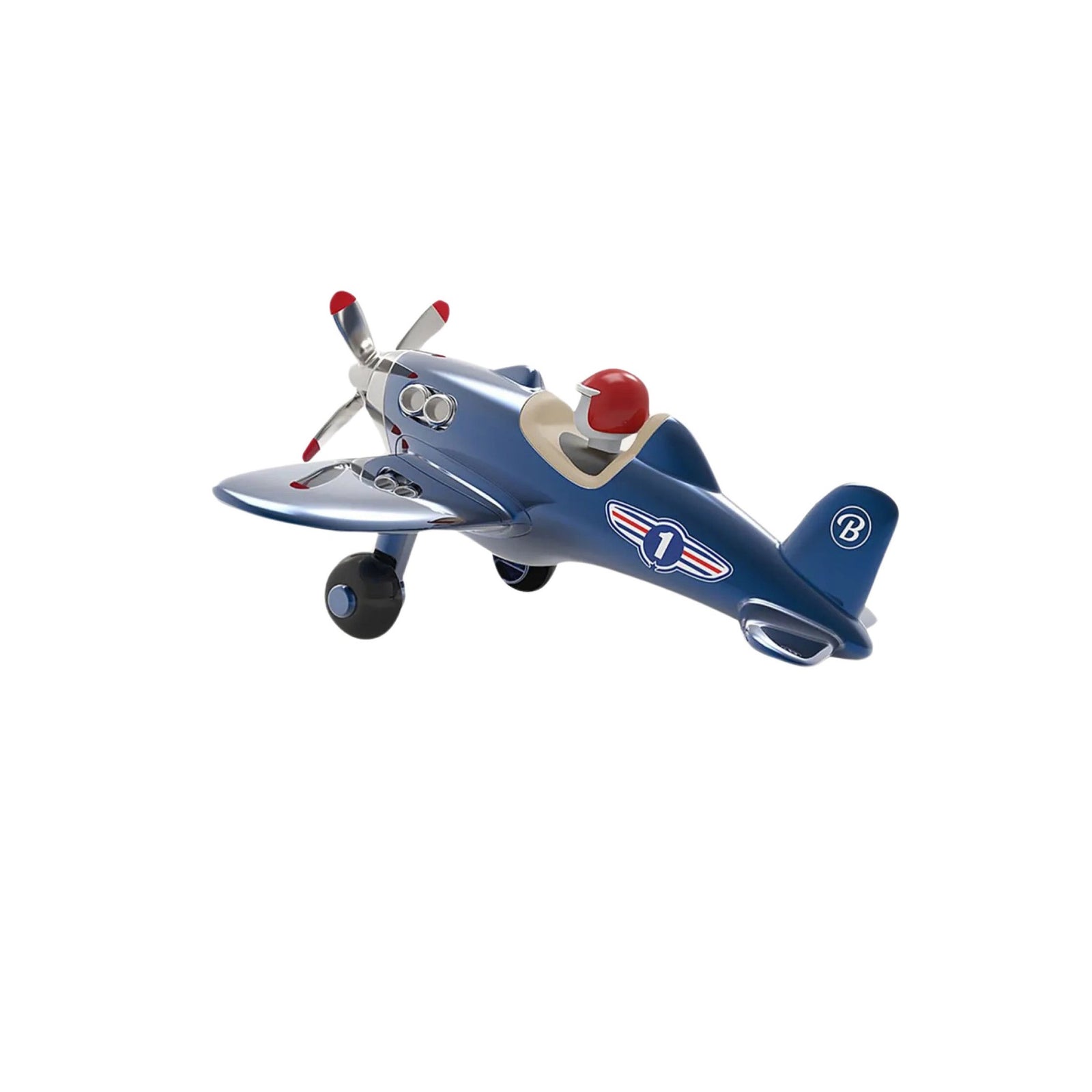 Blue Mini Jet Plane