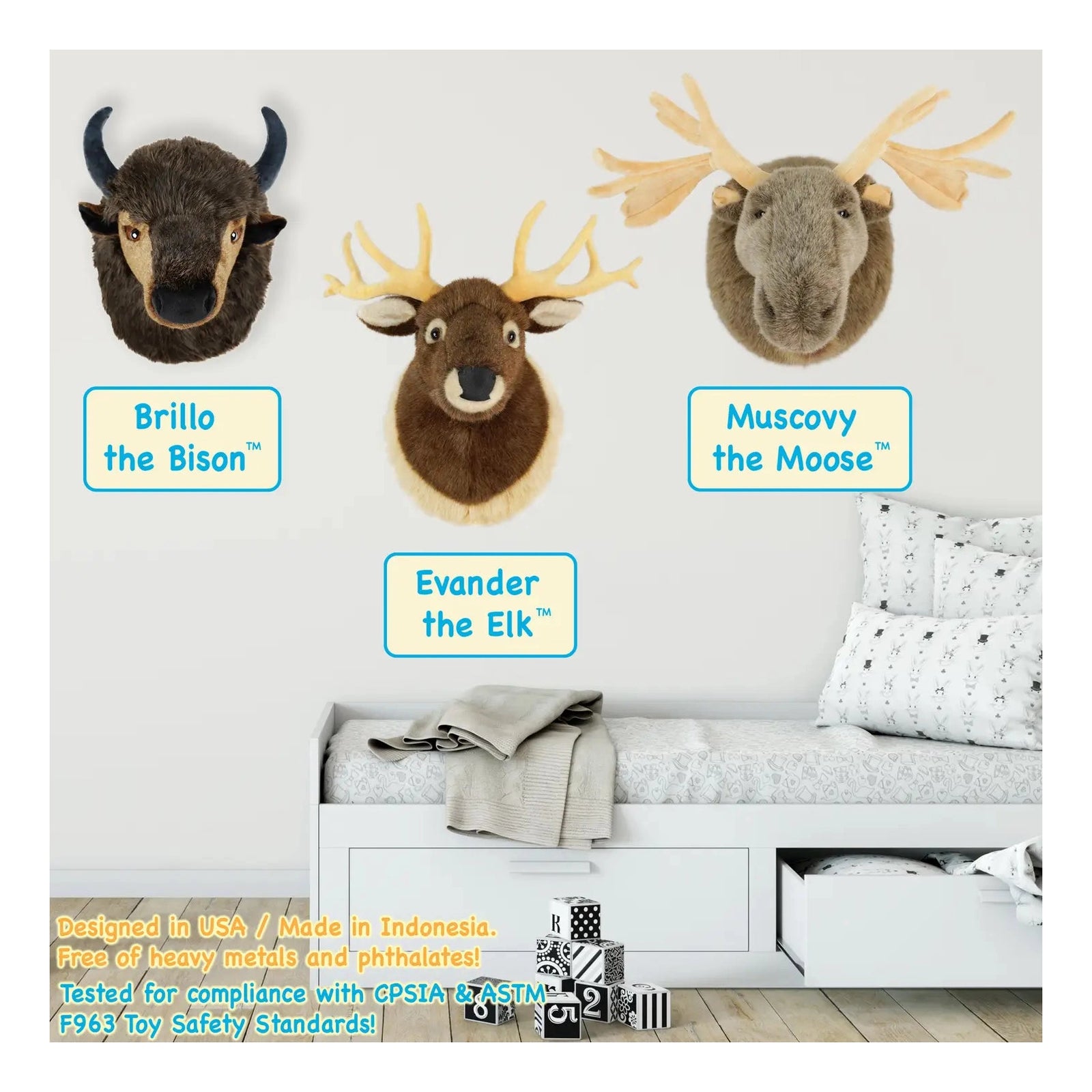 Evander The Elk Head