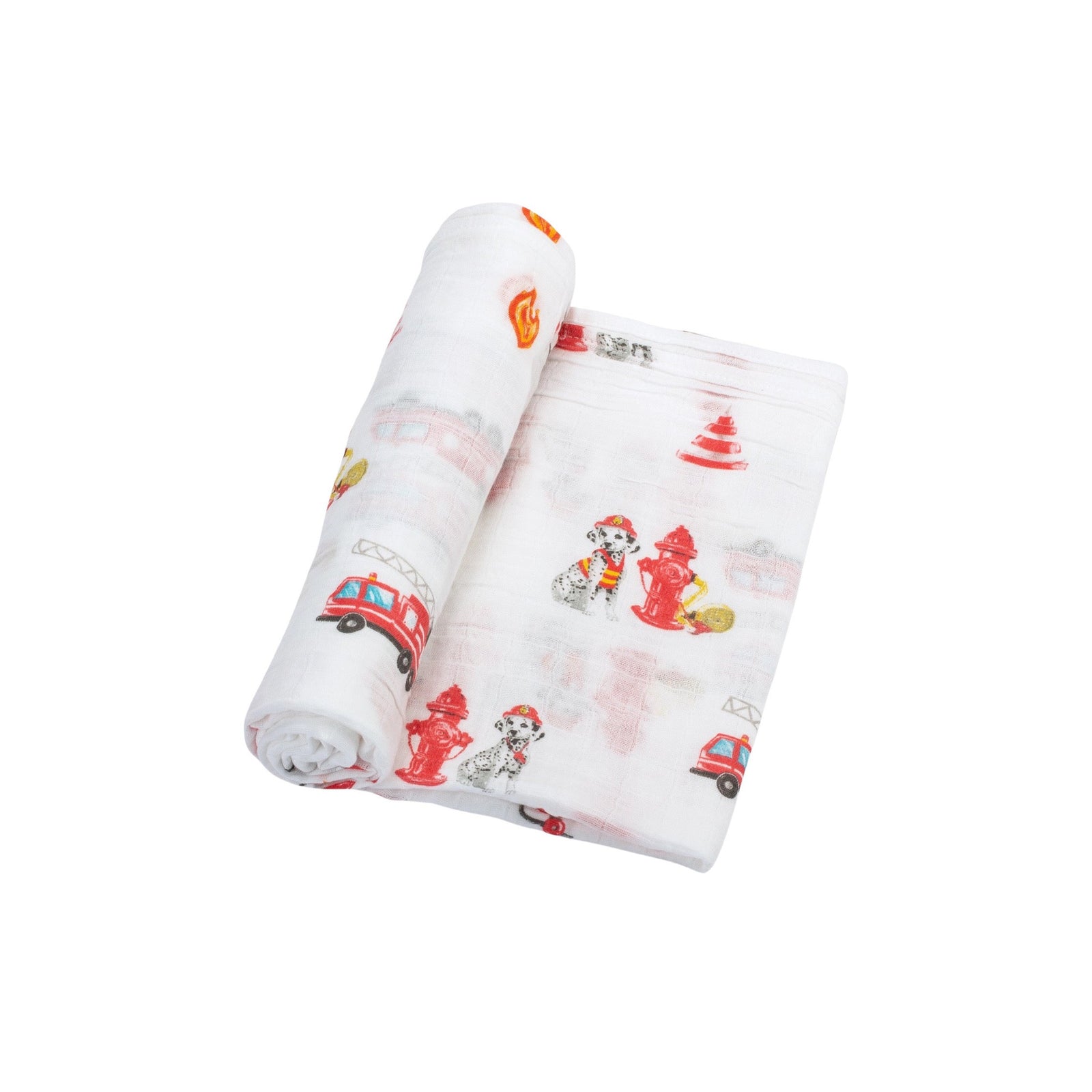 Fireman Print Muslin Swaddle
