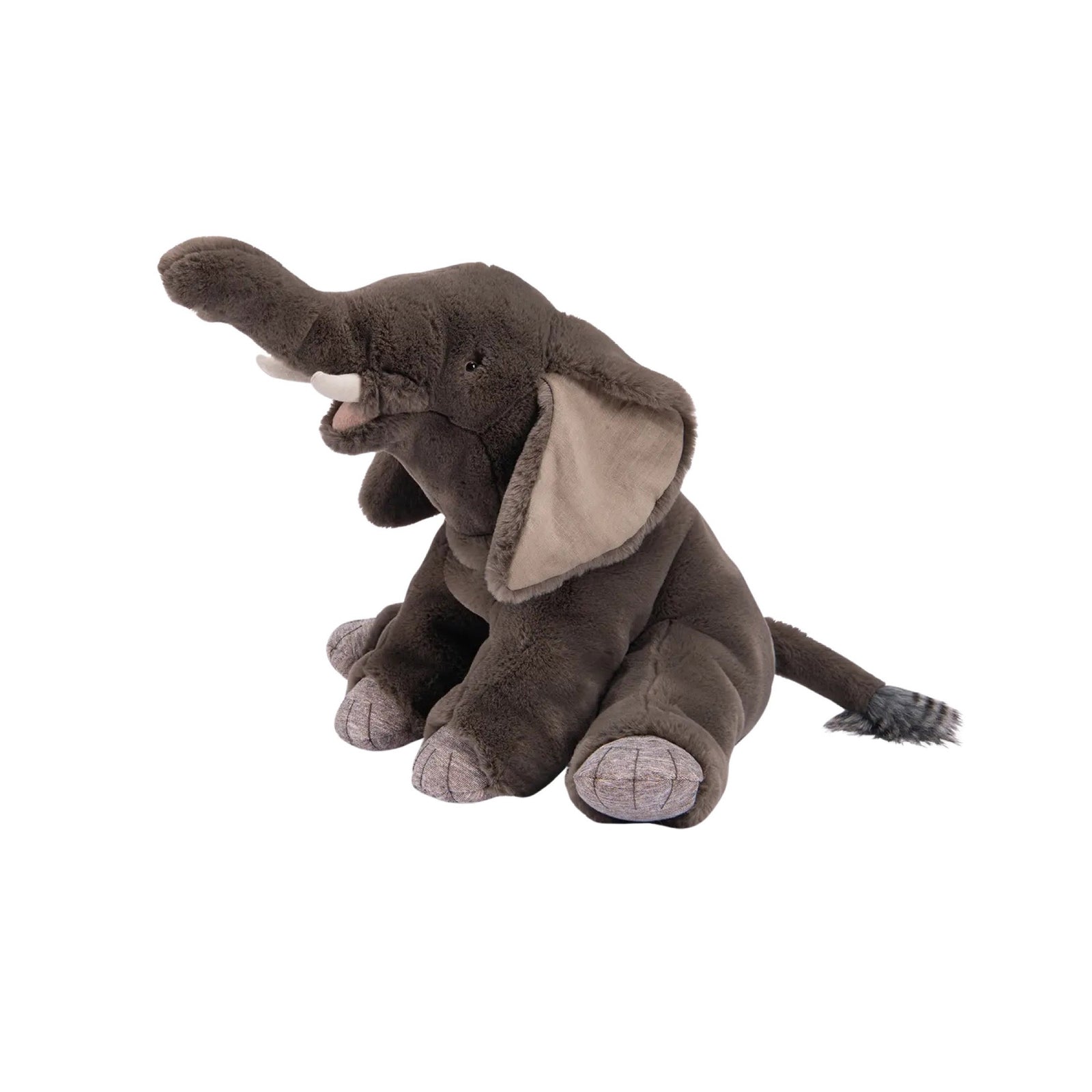 Floppy Ear Grey Elephant Plush
