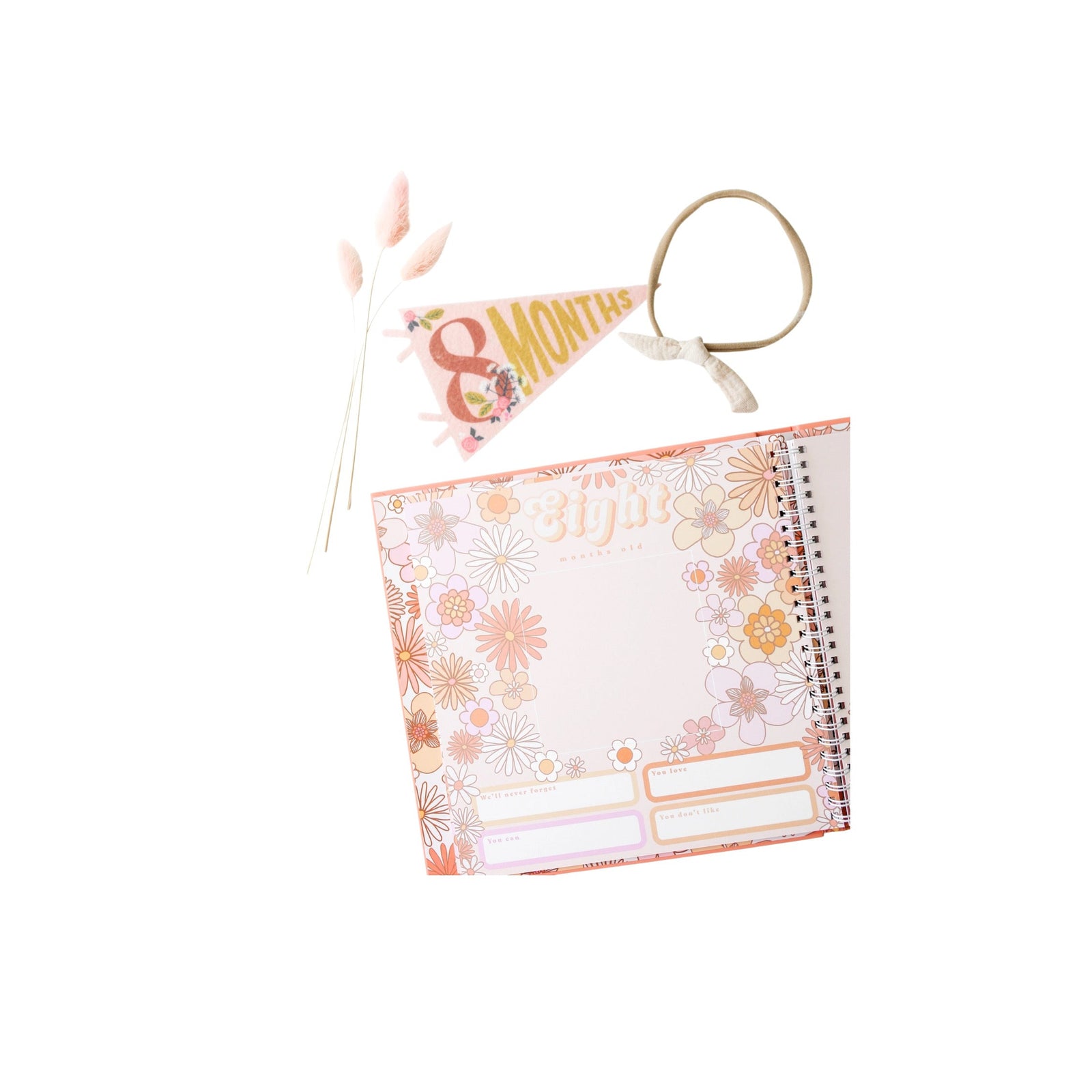 Flower Child Baby’s 1st Year Memory Book