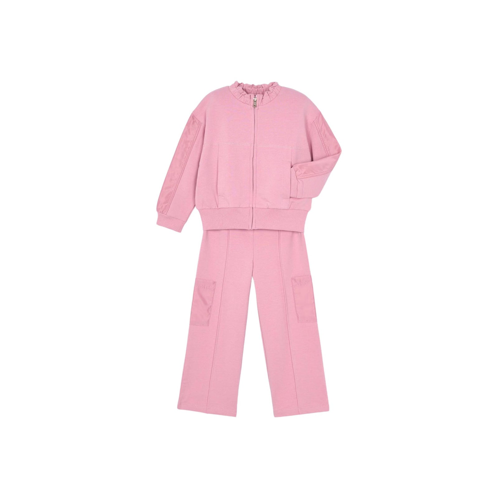 Girls’ Rose Pink 2-Piece Tracksuit