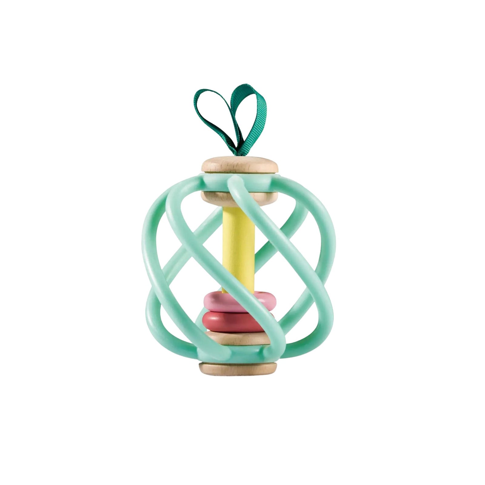 Grab Apple Rattle Teether Toy