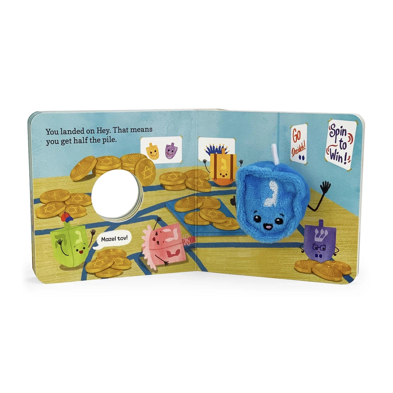 Happy Hanukkah, Little Dreidel! Interactive Board Book