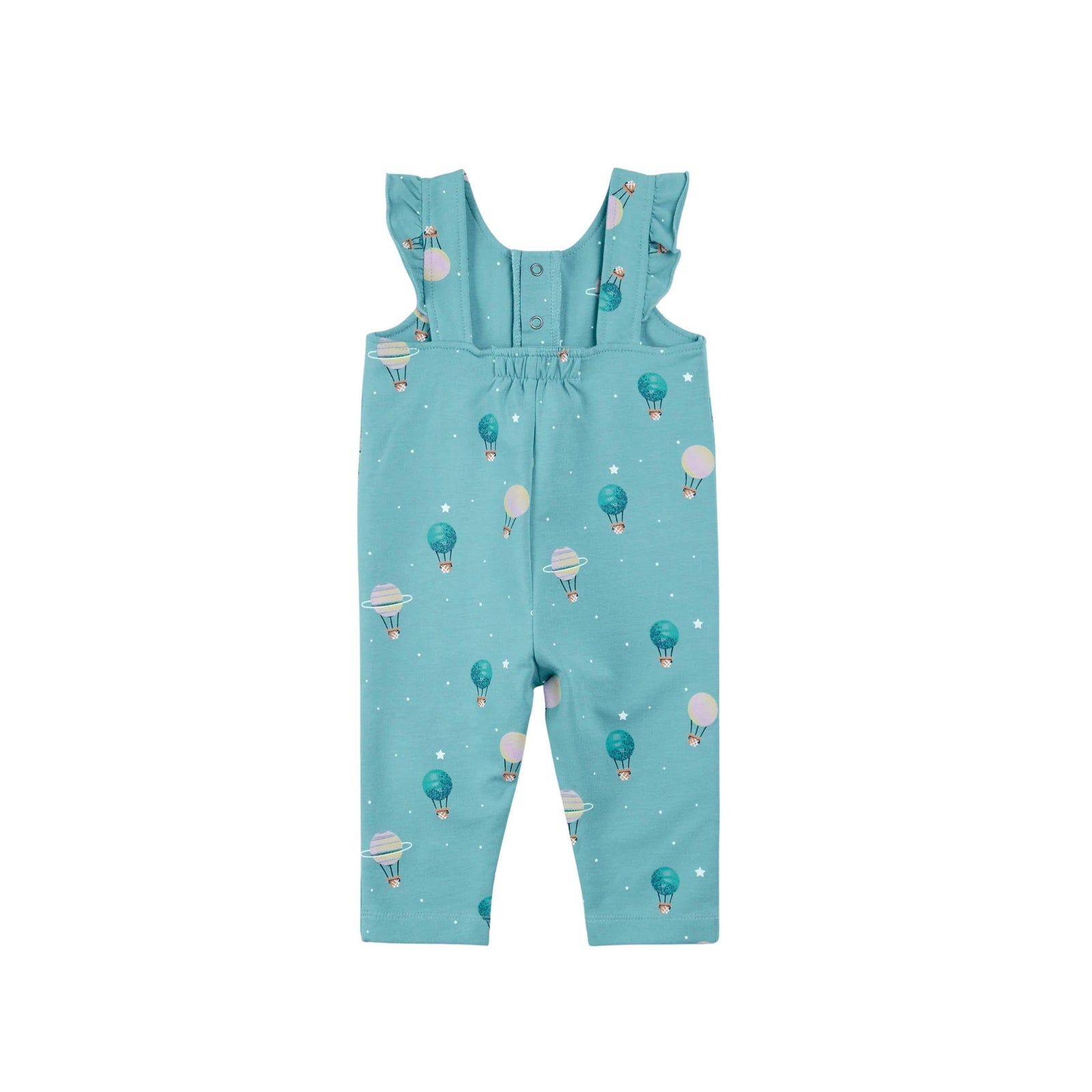 Hot Air Balloon Print Sleeveless Romper