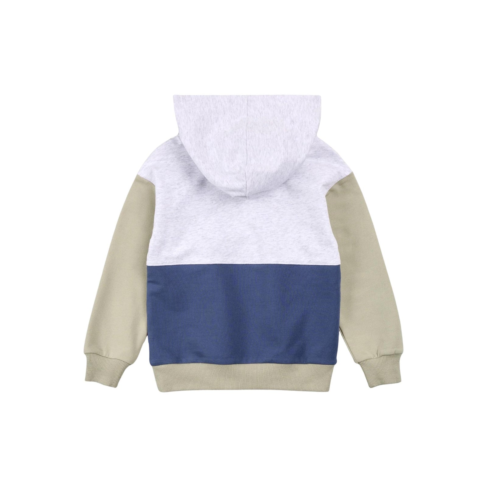Miles Blue Color Blocked Hoodie