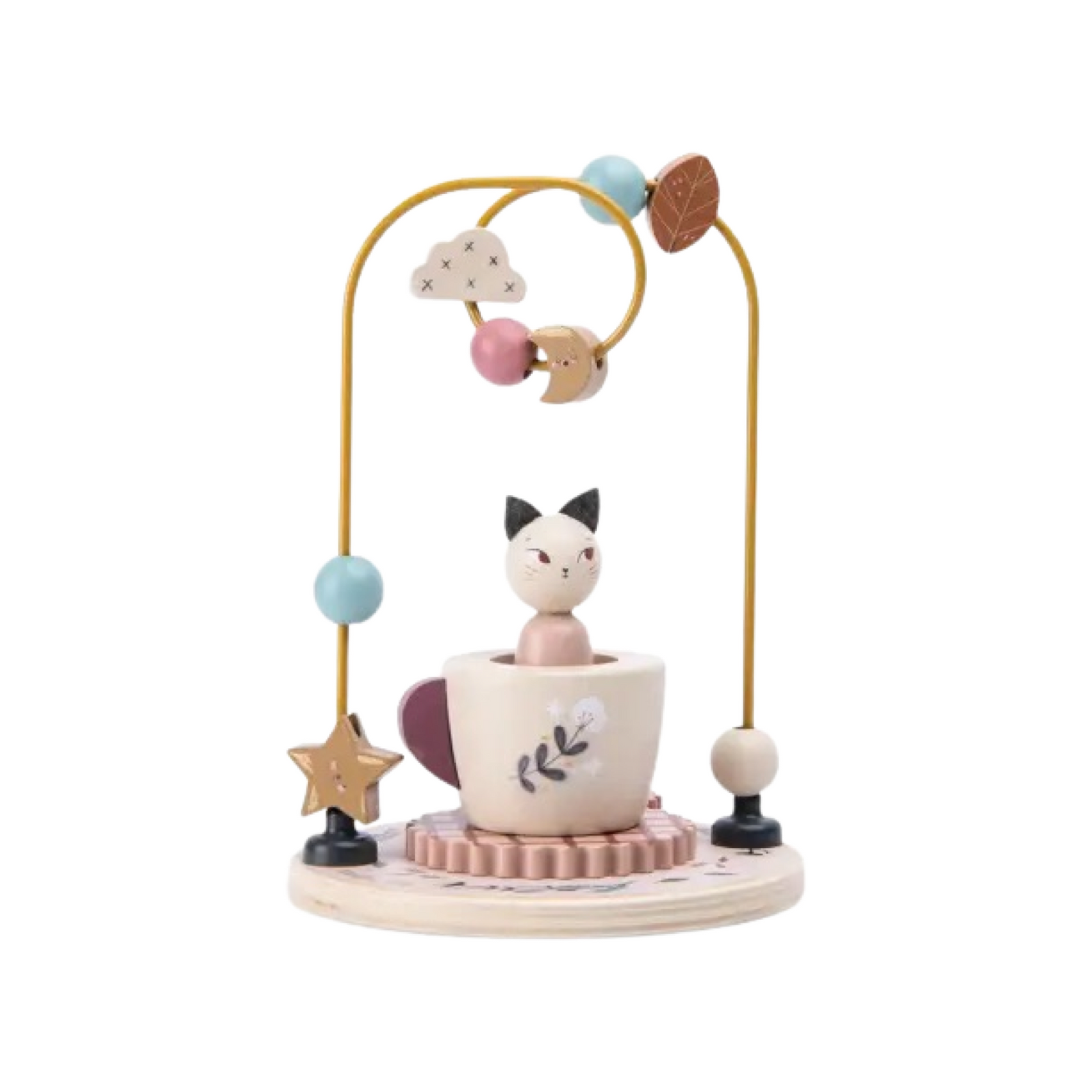 Kitten Wooden Beads Maze