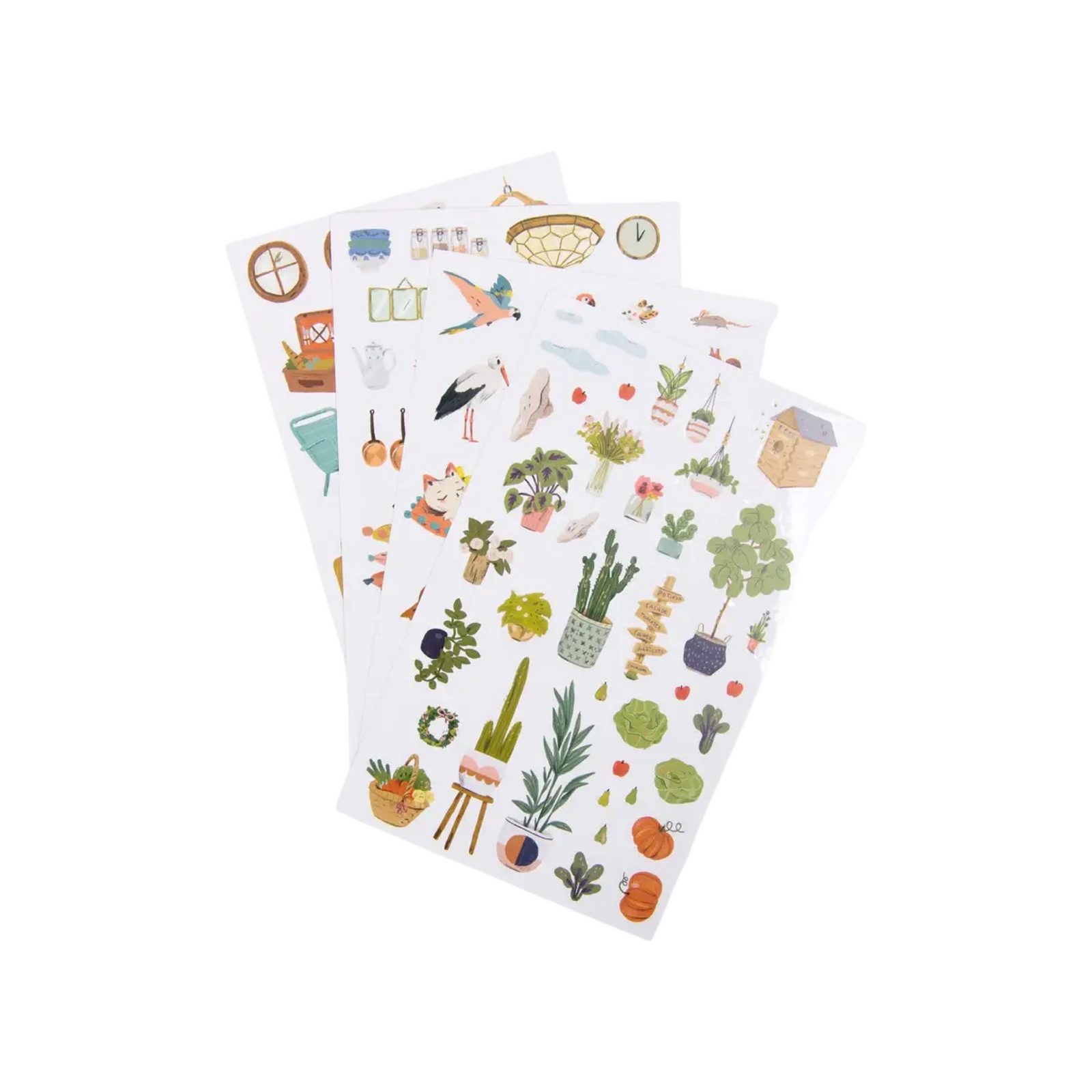 Ma Maison Coloring Book with Stickers