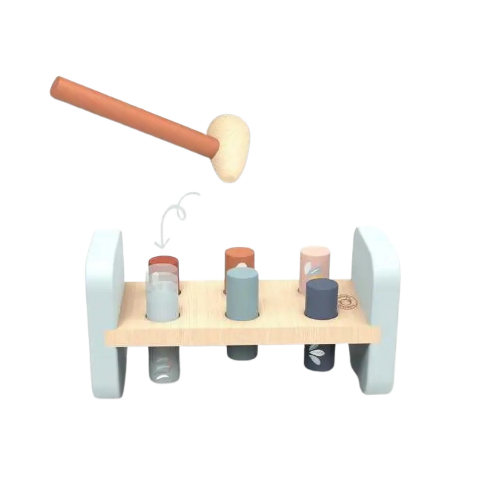 Wooden Hammer Bench Toy