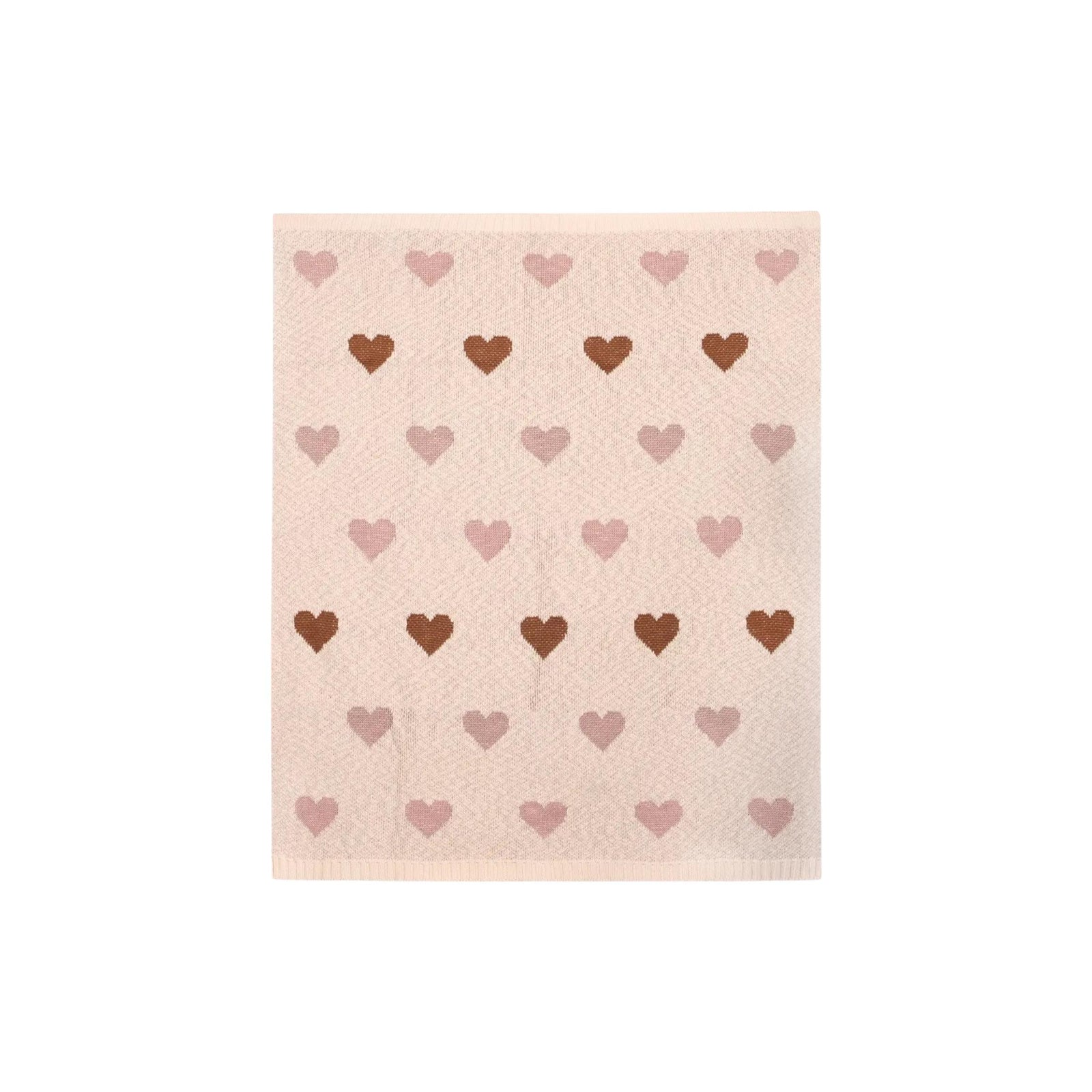 Organic Cotton Jacquard Sweater Knit Baby Blankets