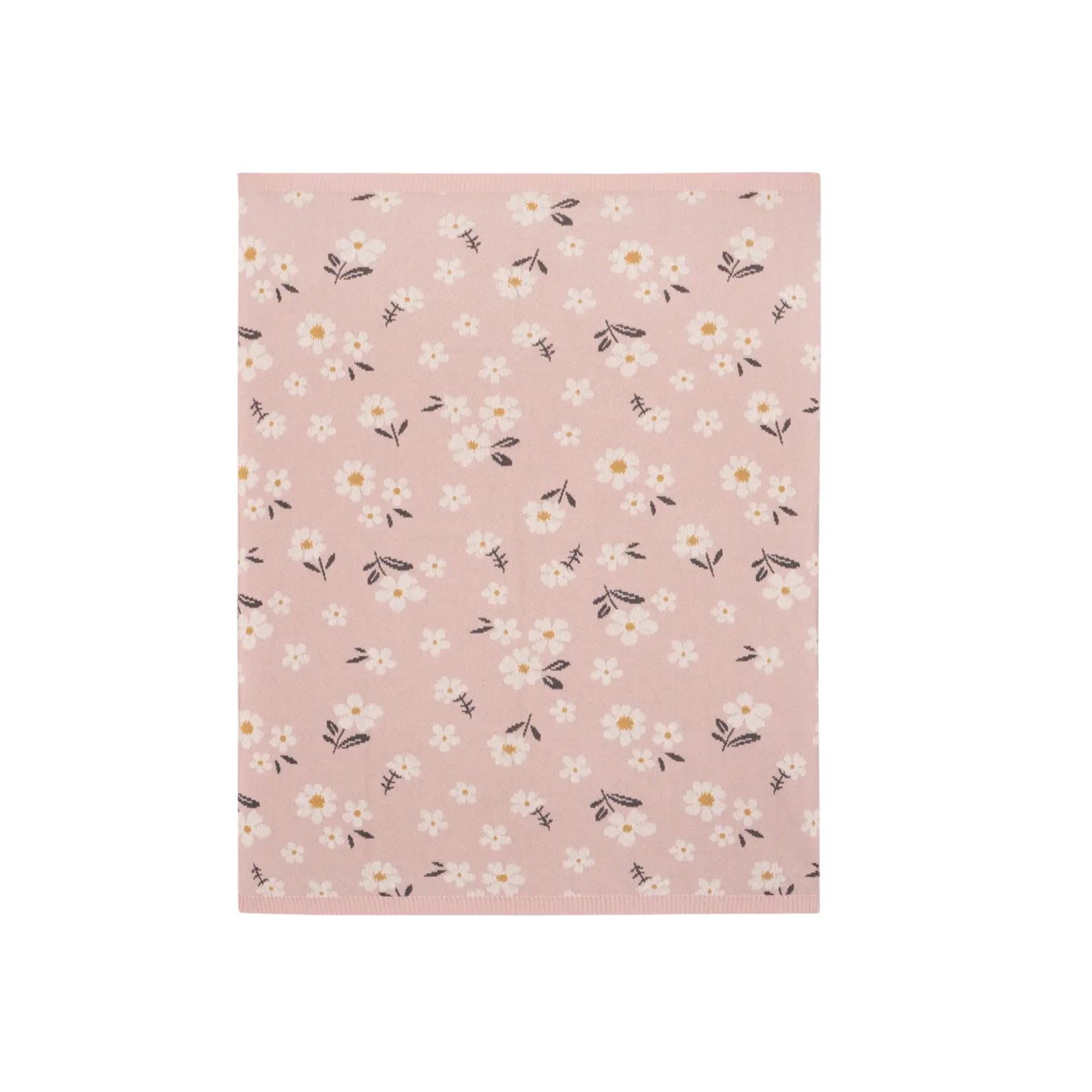 Organic Cotton Jacquard Sweater Knit Baby Blankets