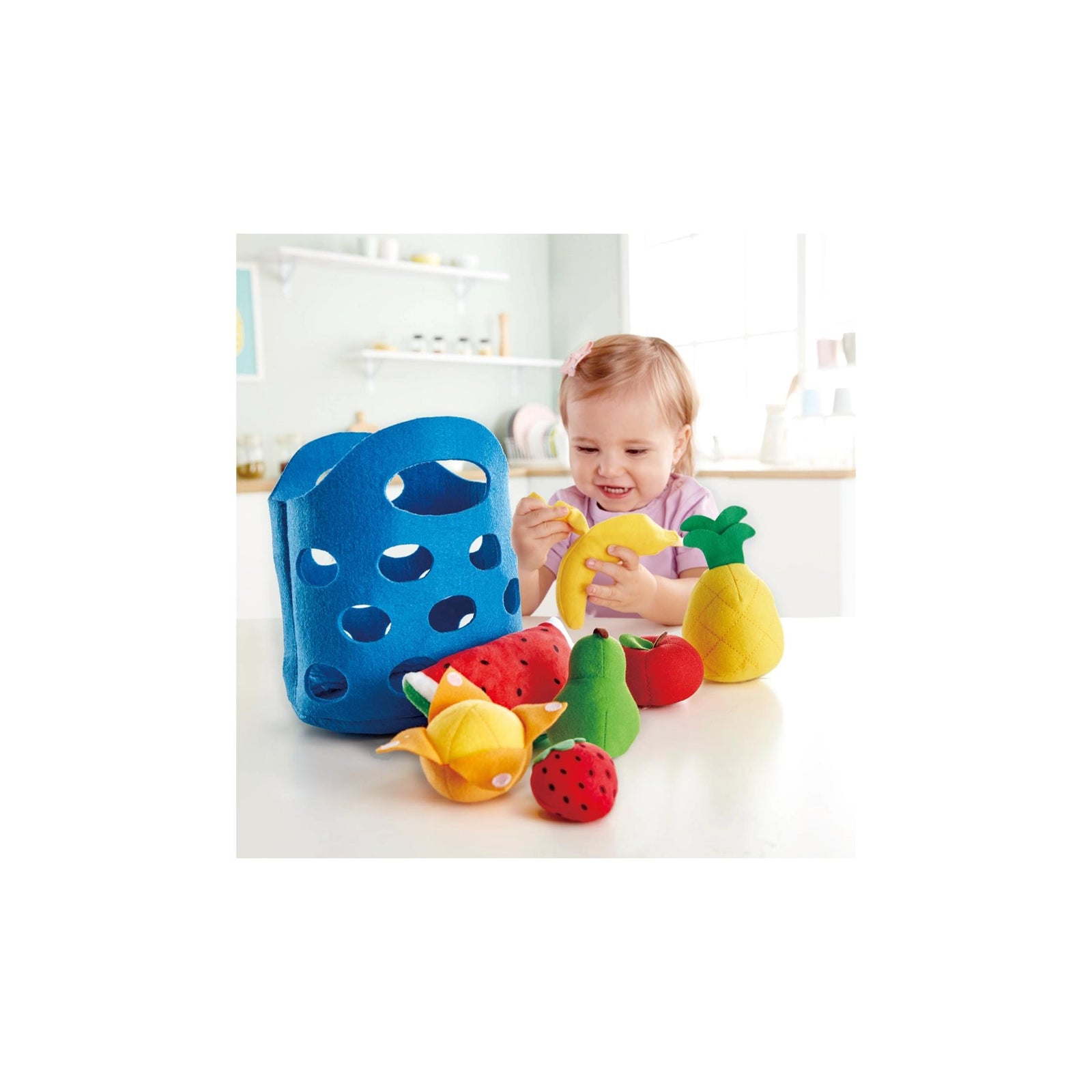 Toddler Soft Fruit & Basket Play Set