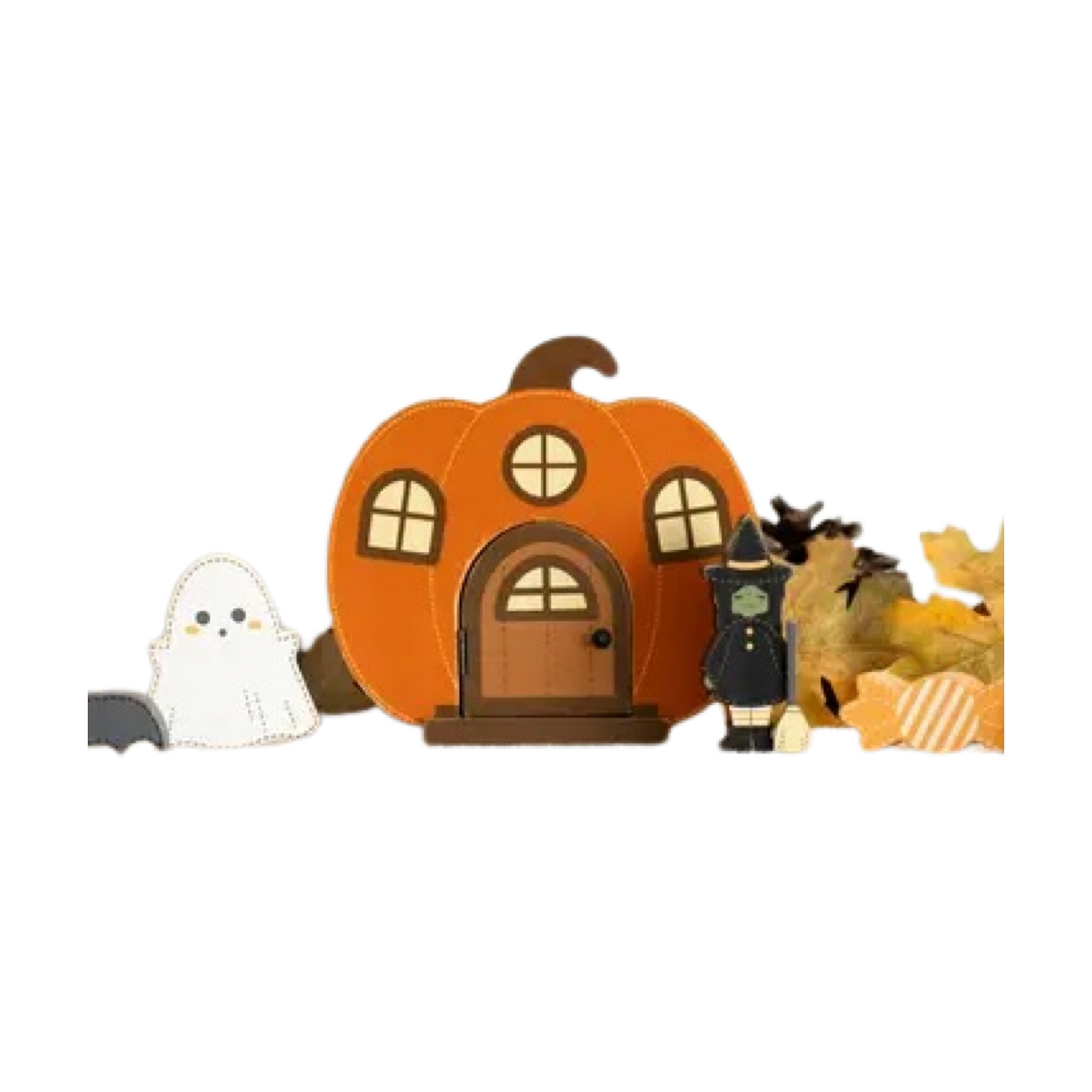 Woodland Storybook Halloween Town Gift Set
