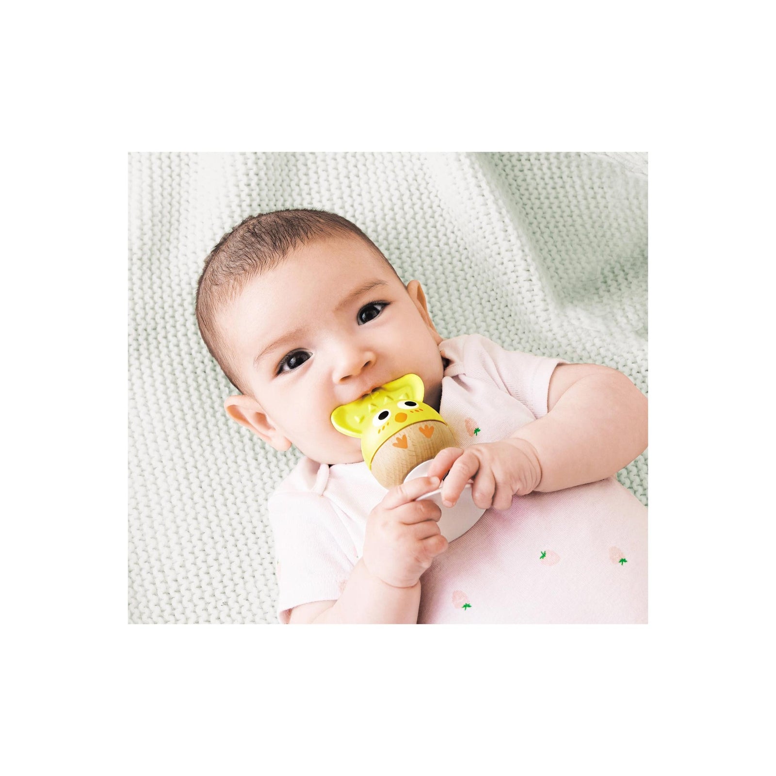 Cherry Critter Rattle Teether Trio