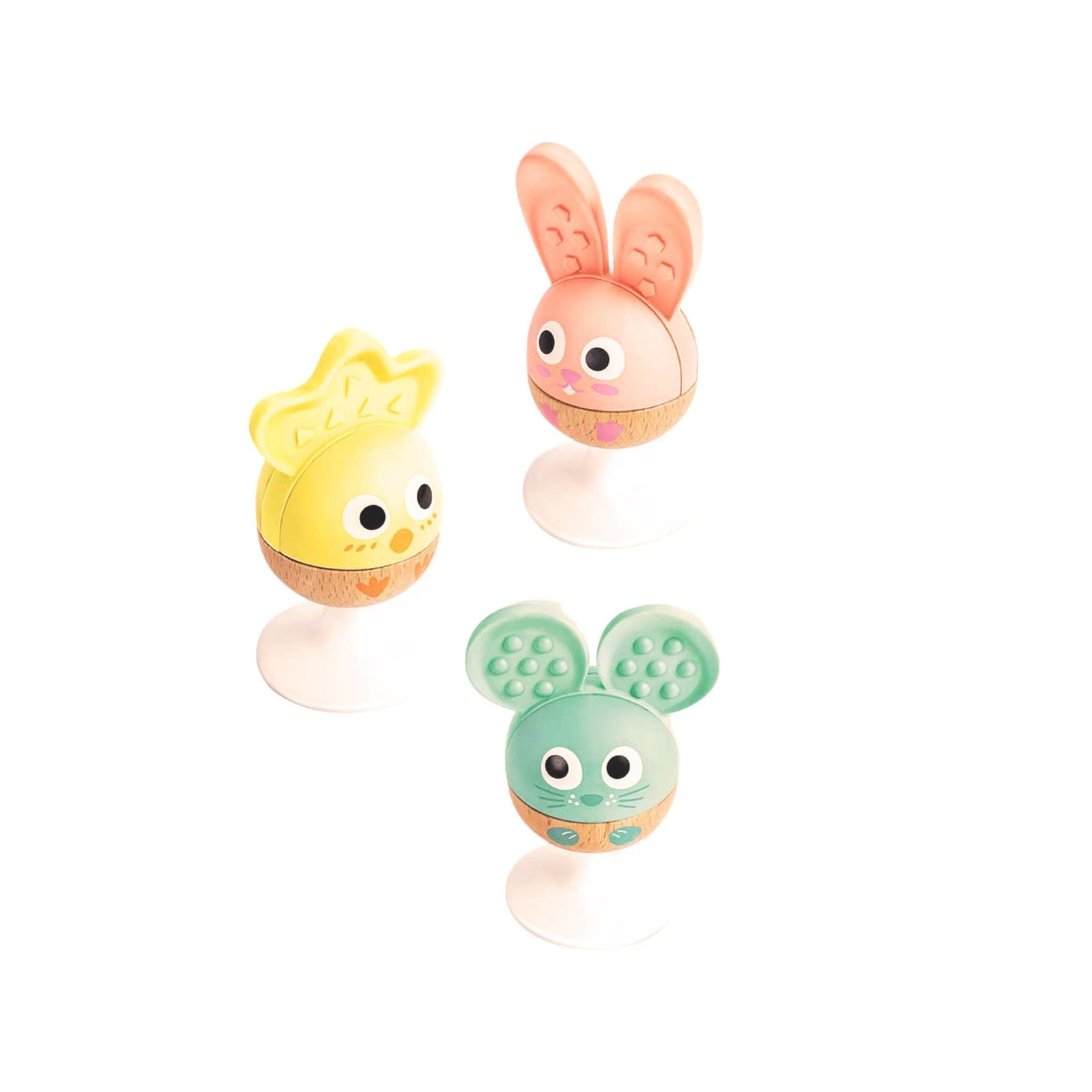 Cherry Critter Rattle Teether Trio