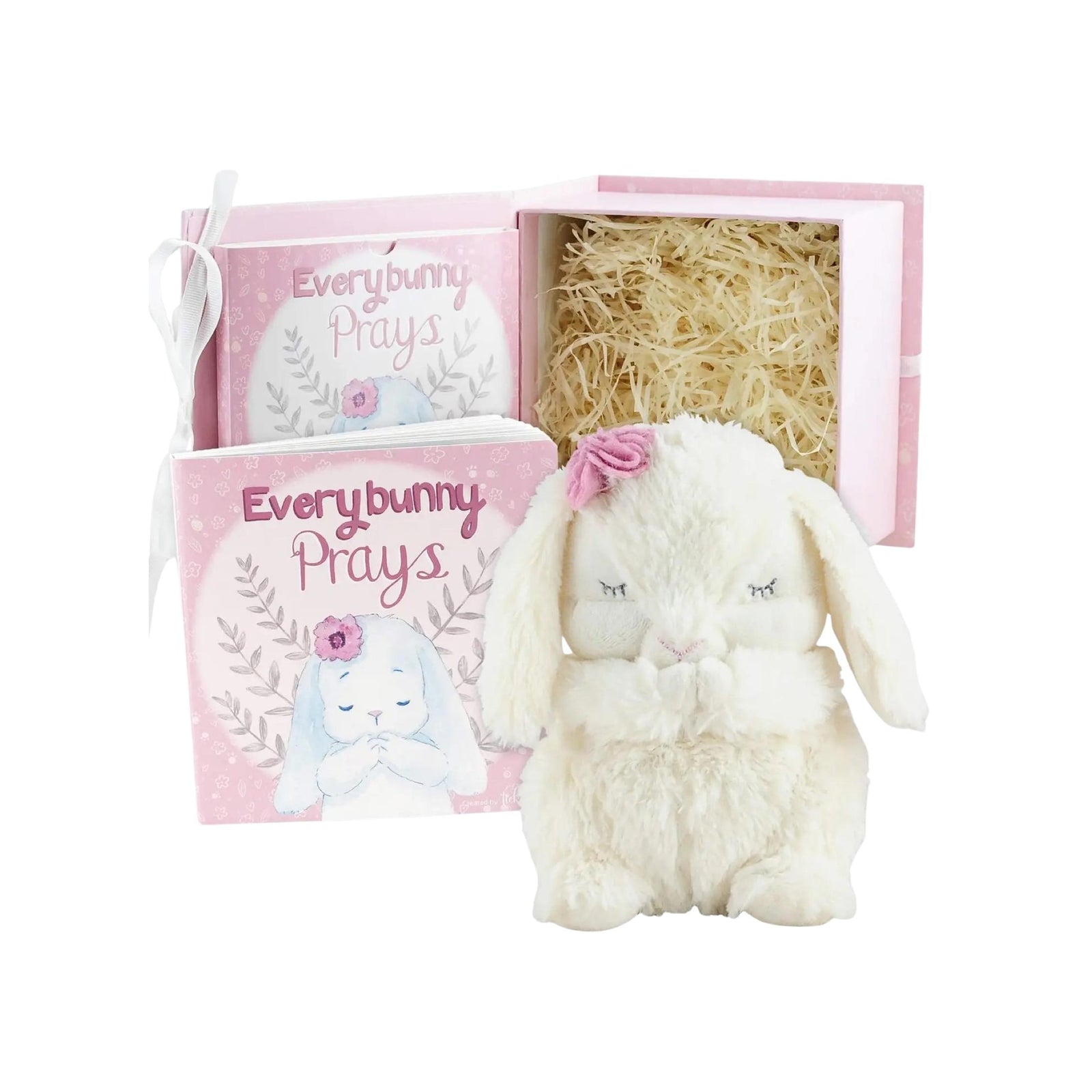 Everybunny Prays Book & Plush Bunny Reciting Prayer-Gift Set
