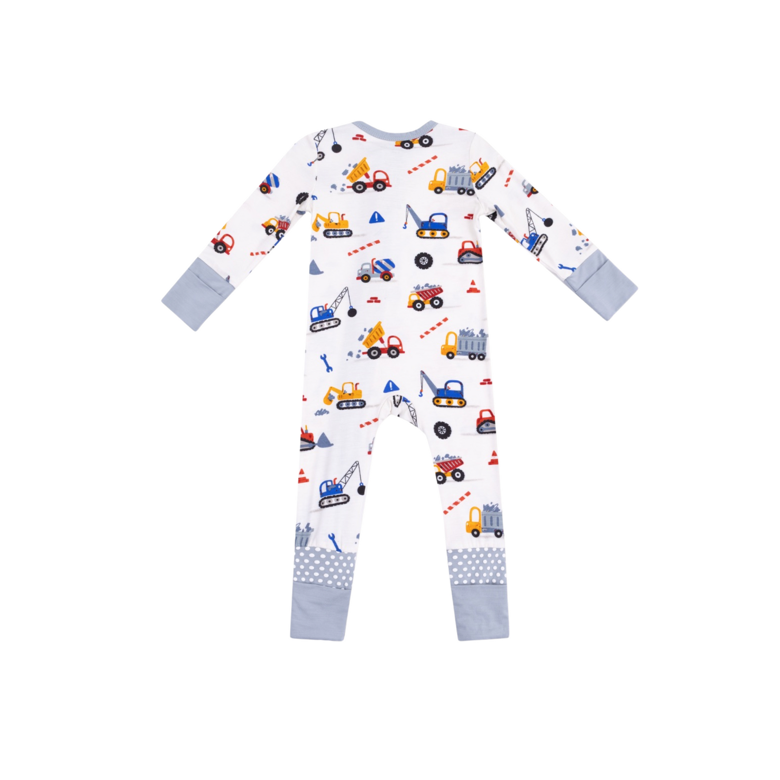 Crayon Construction 2 Way Zipper Romper