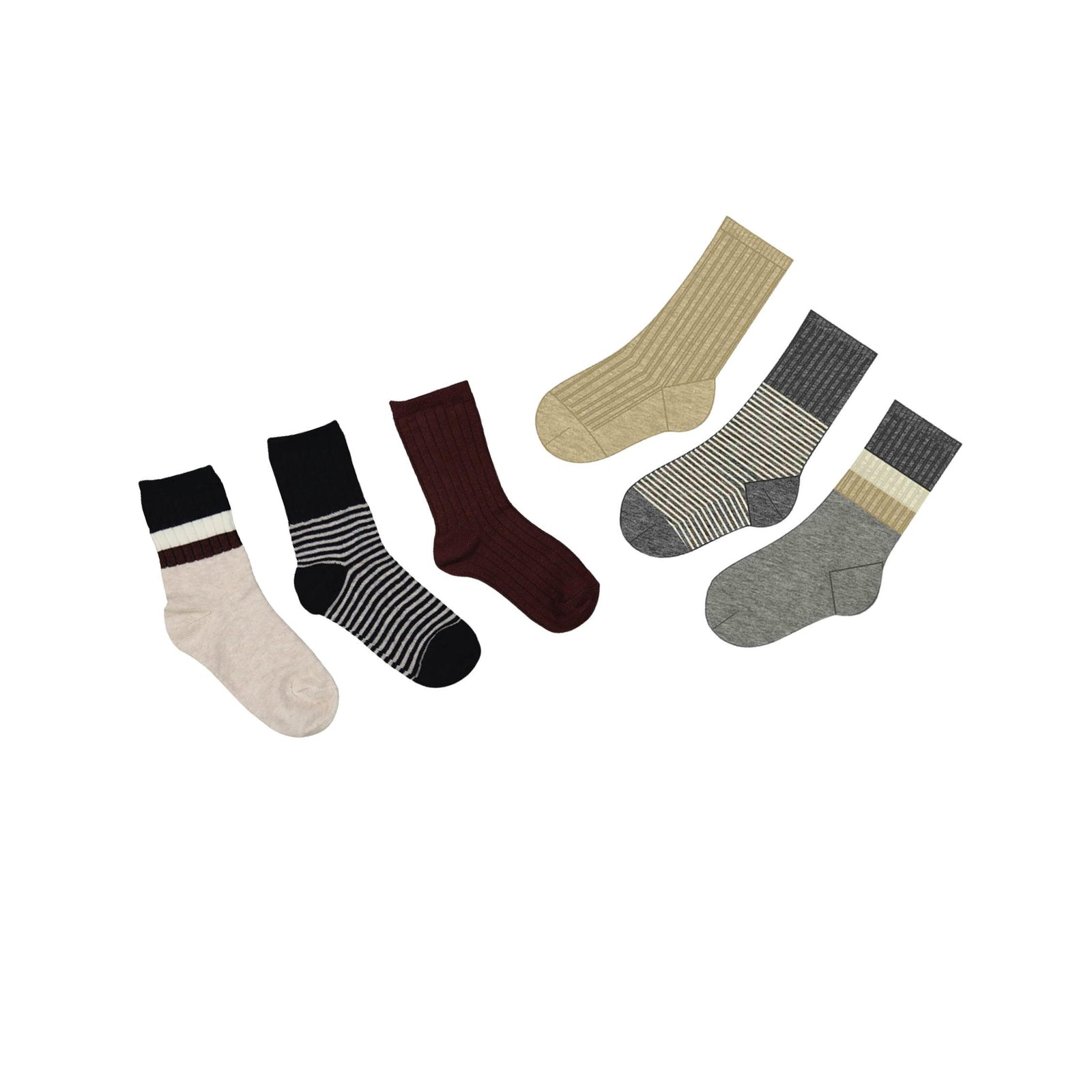 Boys’ Classic 3-Piece Crew Sock Sets