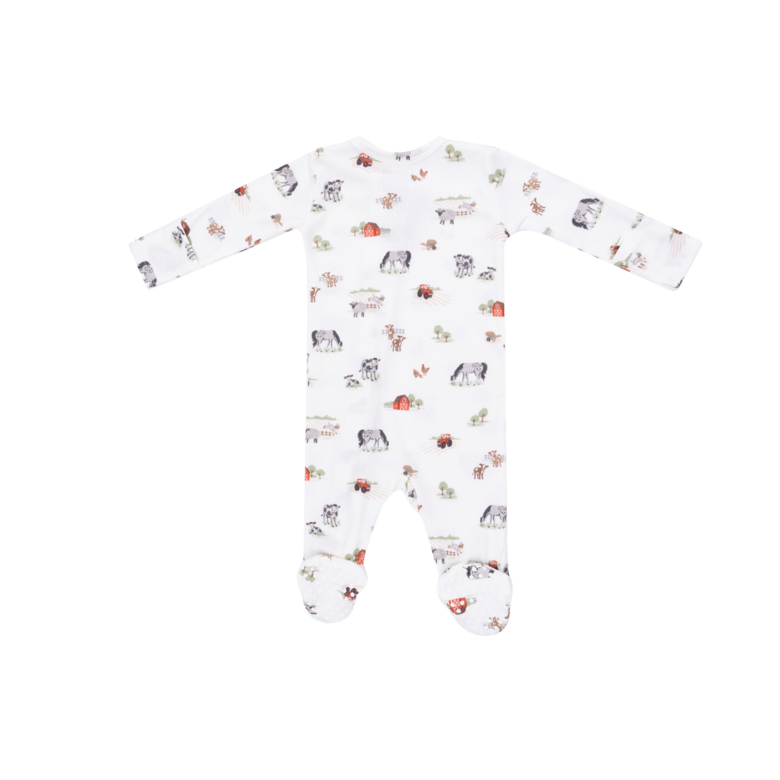 Little Farm 2 Way Zipper Footie