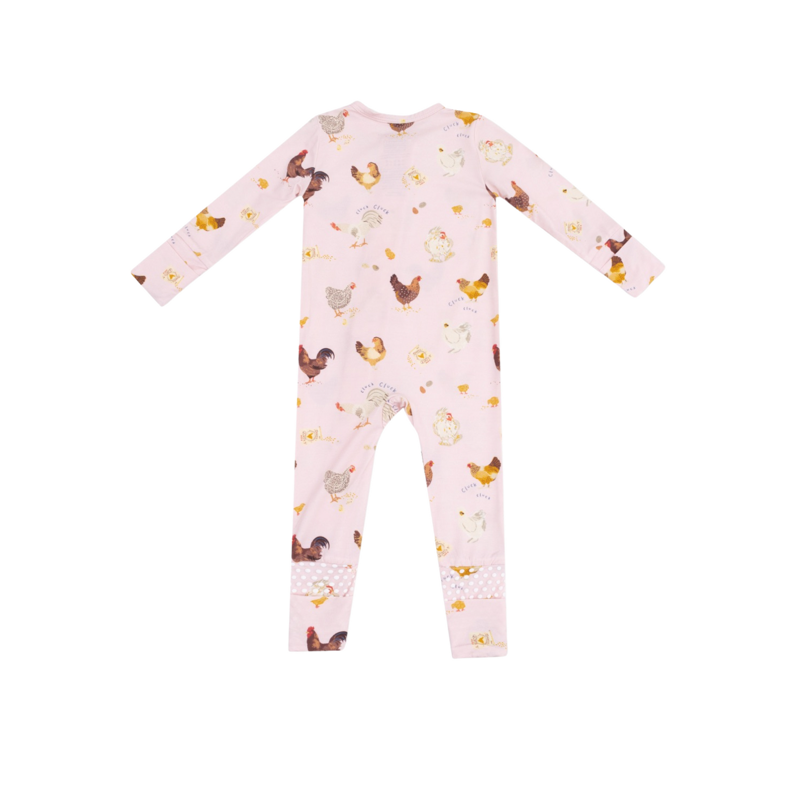 Pink Collector Chickens 2 Way Zipper Romper