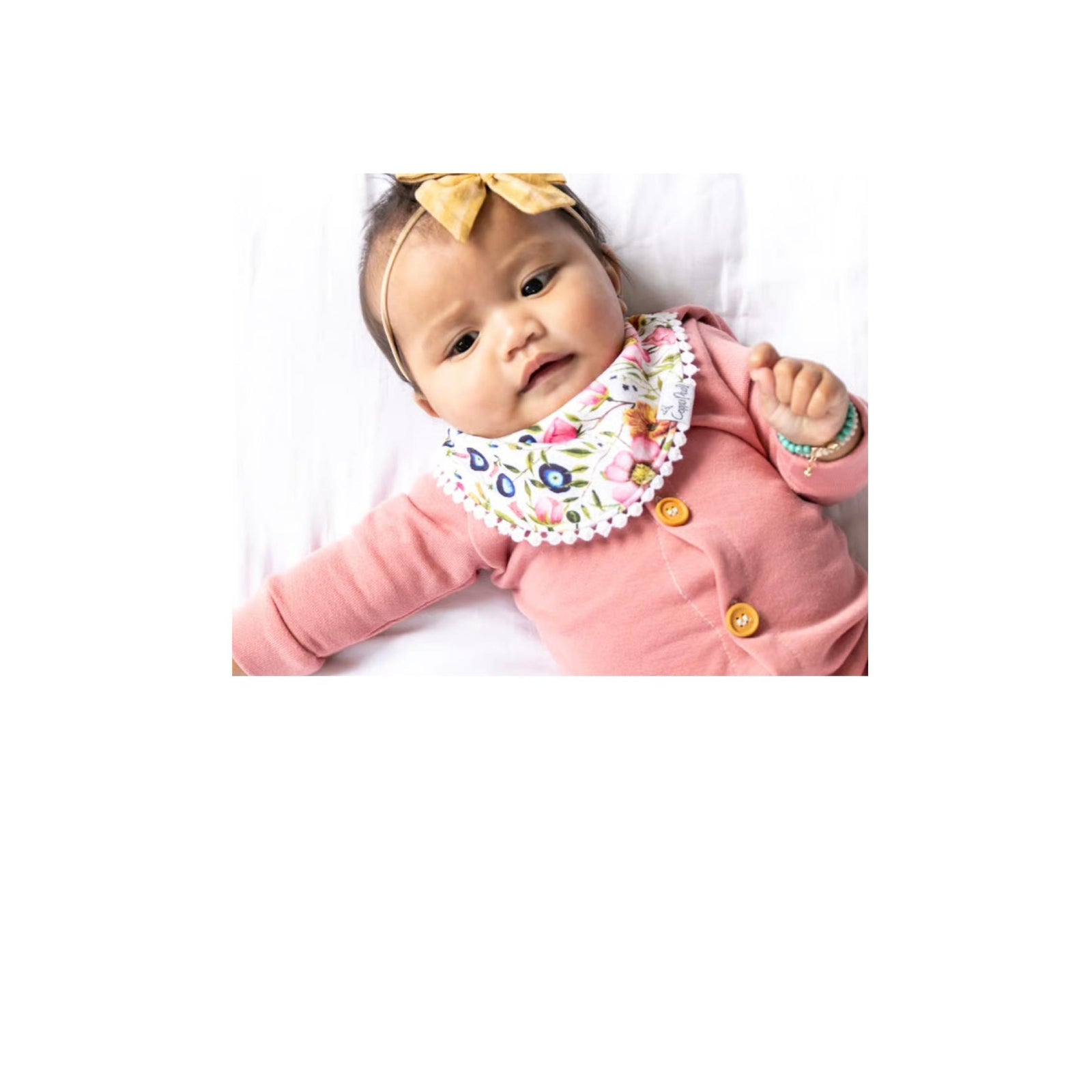 Isabella Fashion Trimmed Bandana Bib Collection
