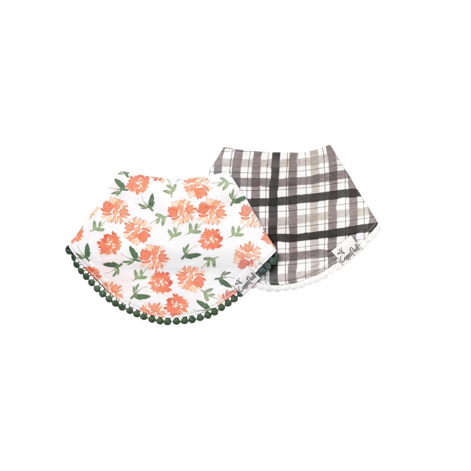 Hazel Bandana Fashioned Trim Bibs