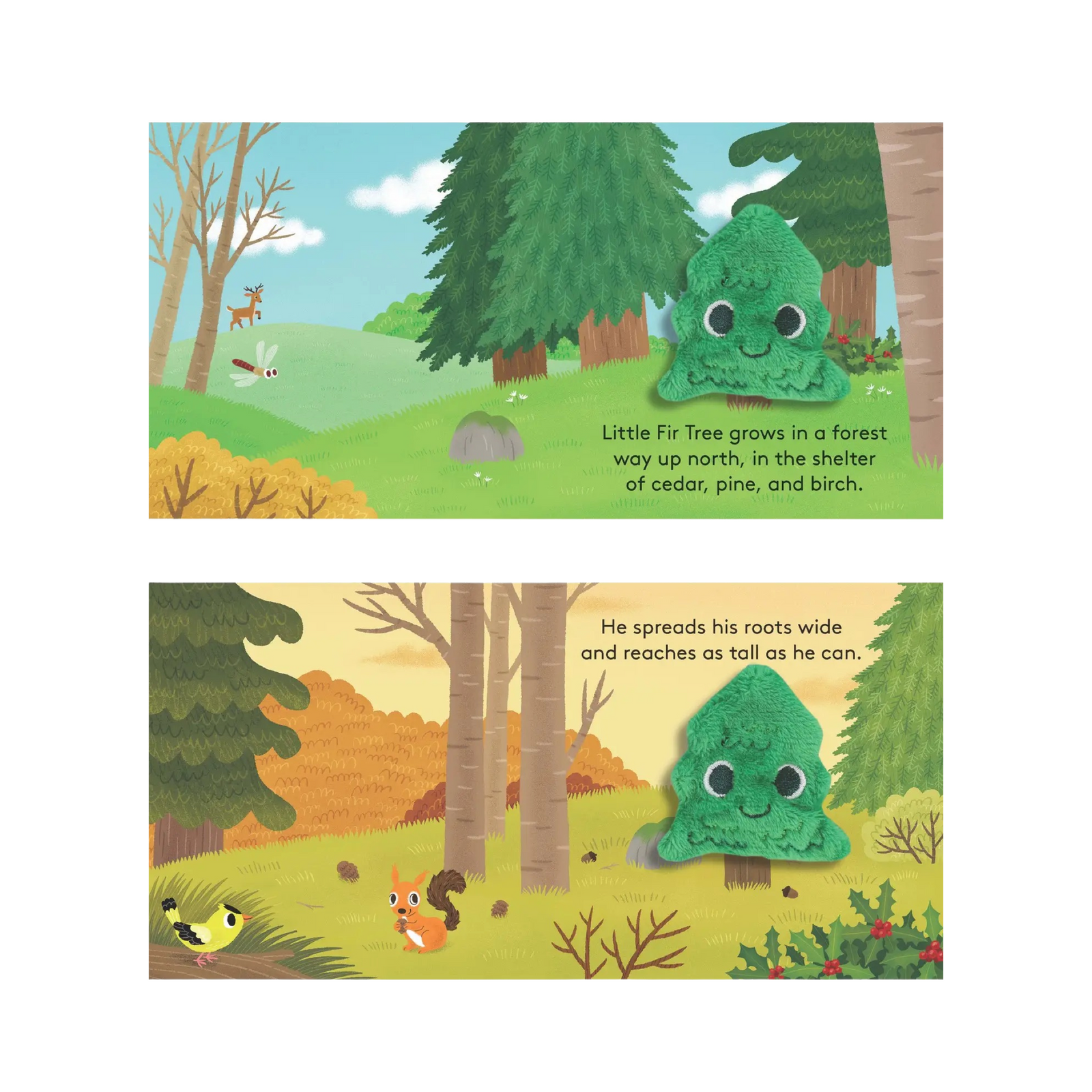 Little Fir Tree Finger Puppet Book