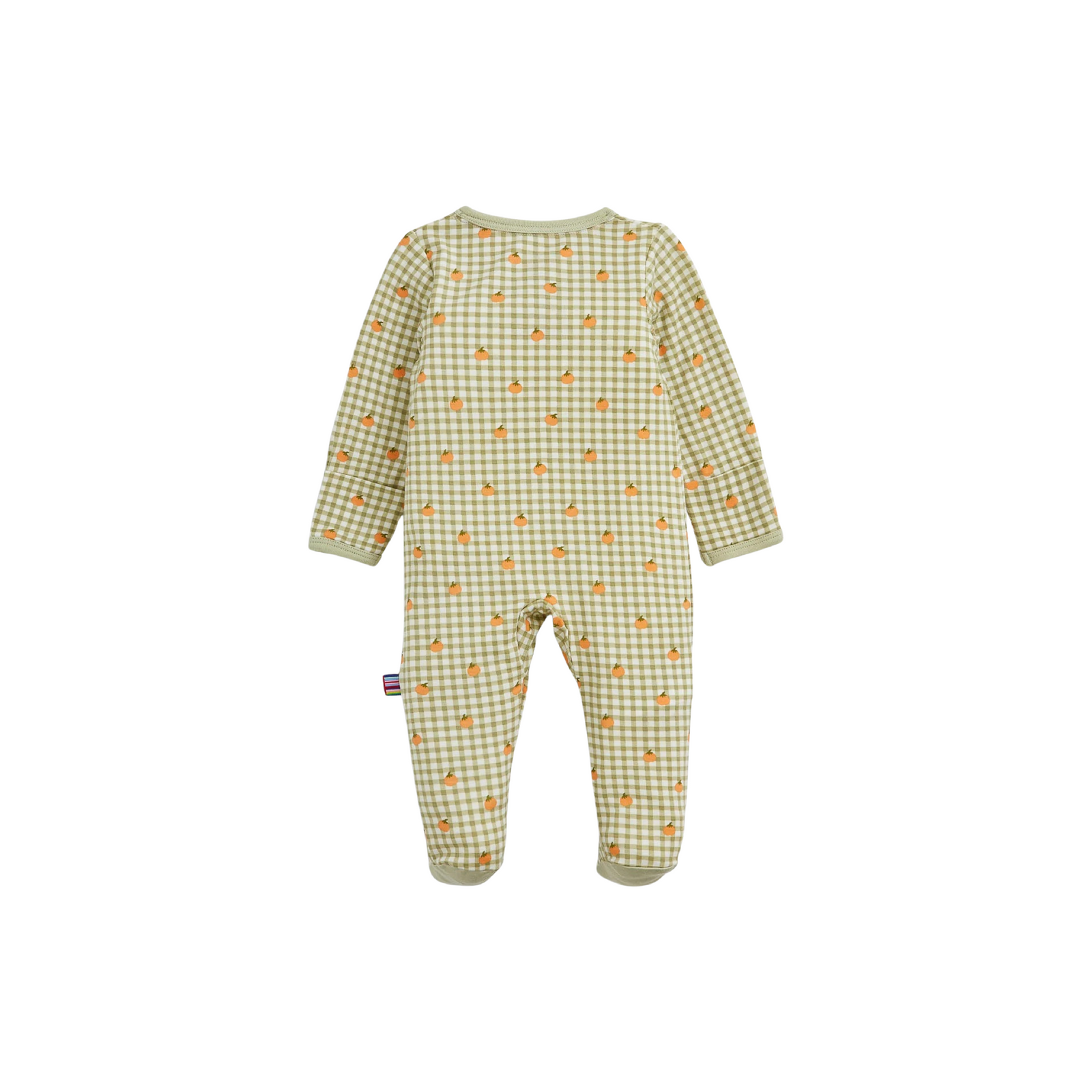 Pumpkin Plaid Magnetic Footie