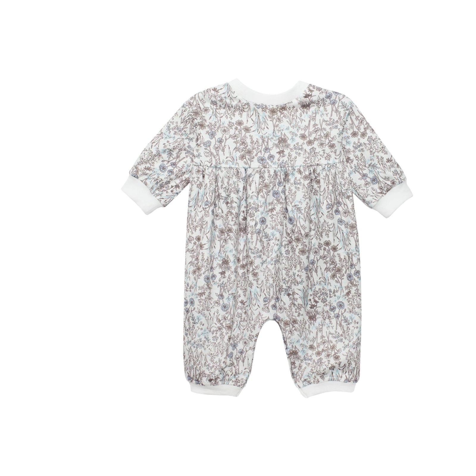 Meadow Floral Print Baby Girl Romper