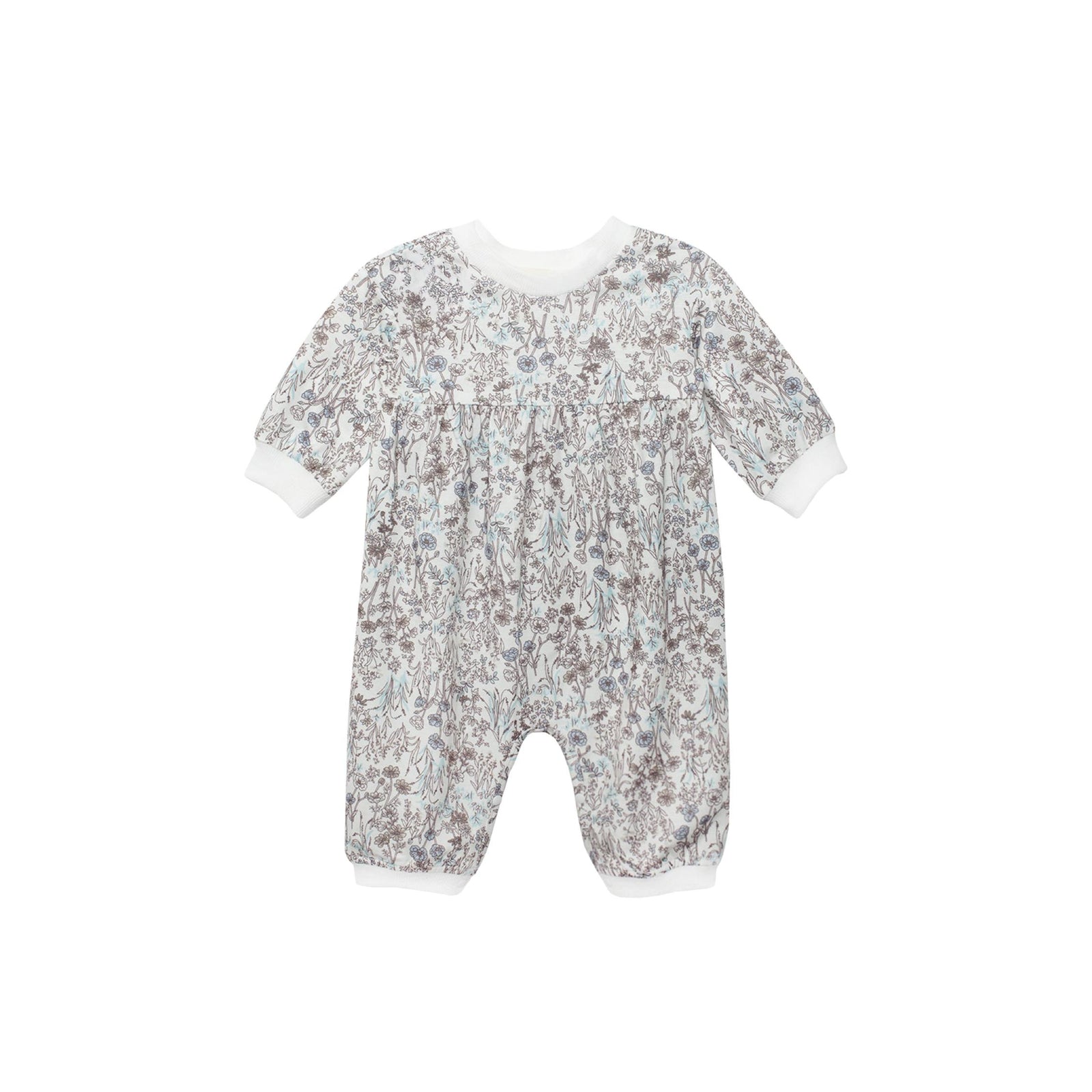 Meadow Floral Print Baby Girl Romper