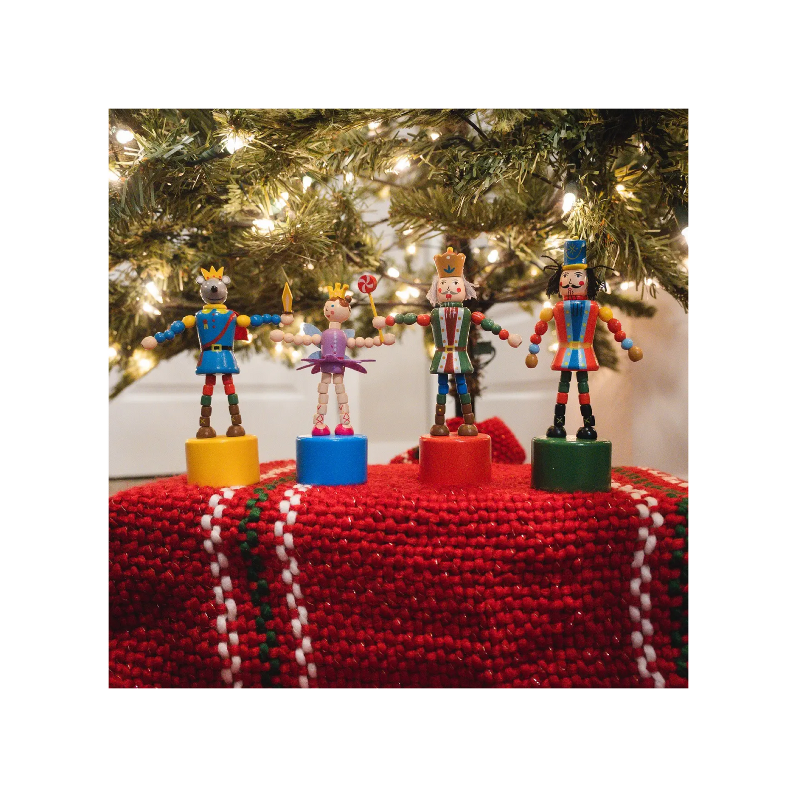 Nutcracker Christmas Push Puppets