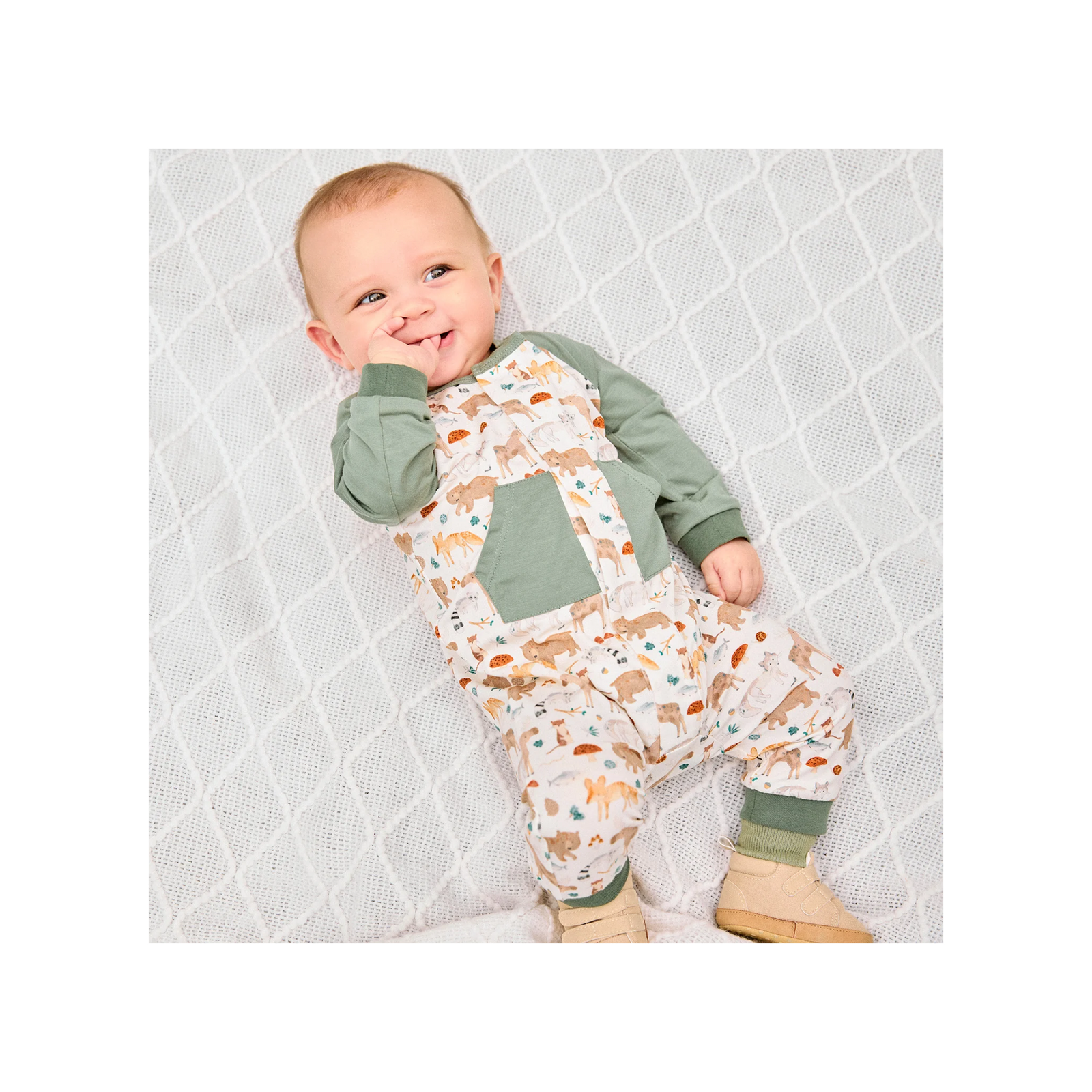 Wonderful Wildlife Magnetic Romper
