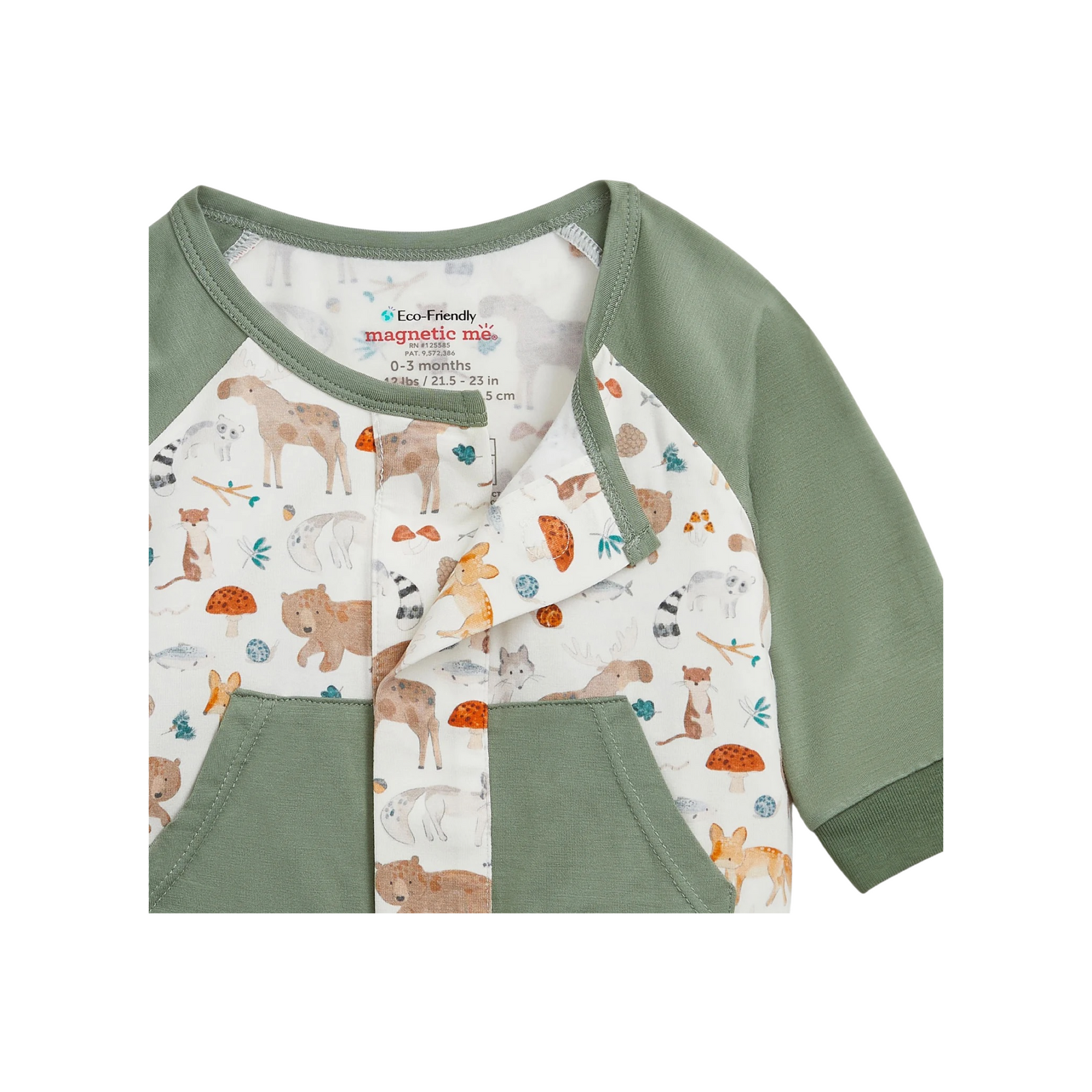 Wonderful Wildlife Magnetic Romper