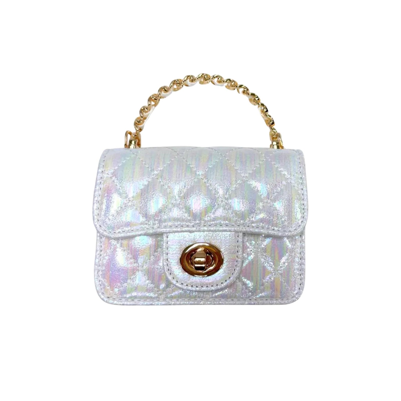 Shiny Quilted Purse