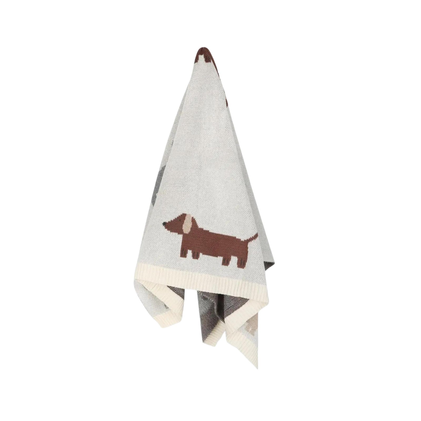 Buddy Dog Organic Jacquard Knit Blanket