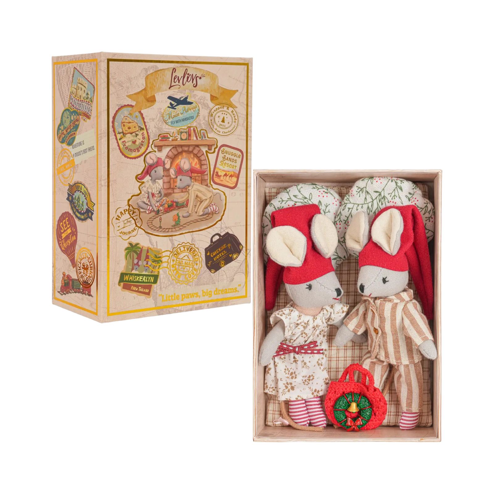 Christmas Mice Sleepy & Dreamy In A Box