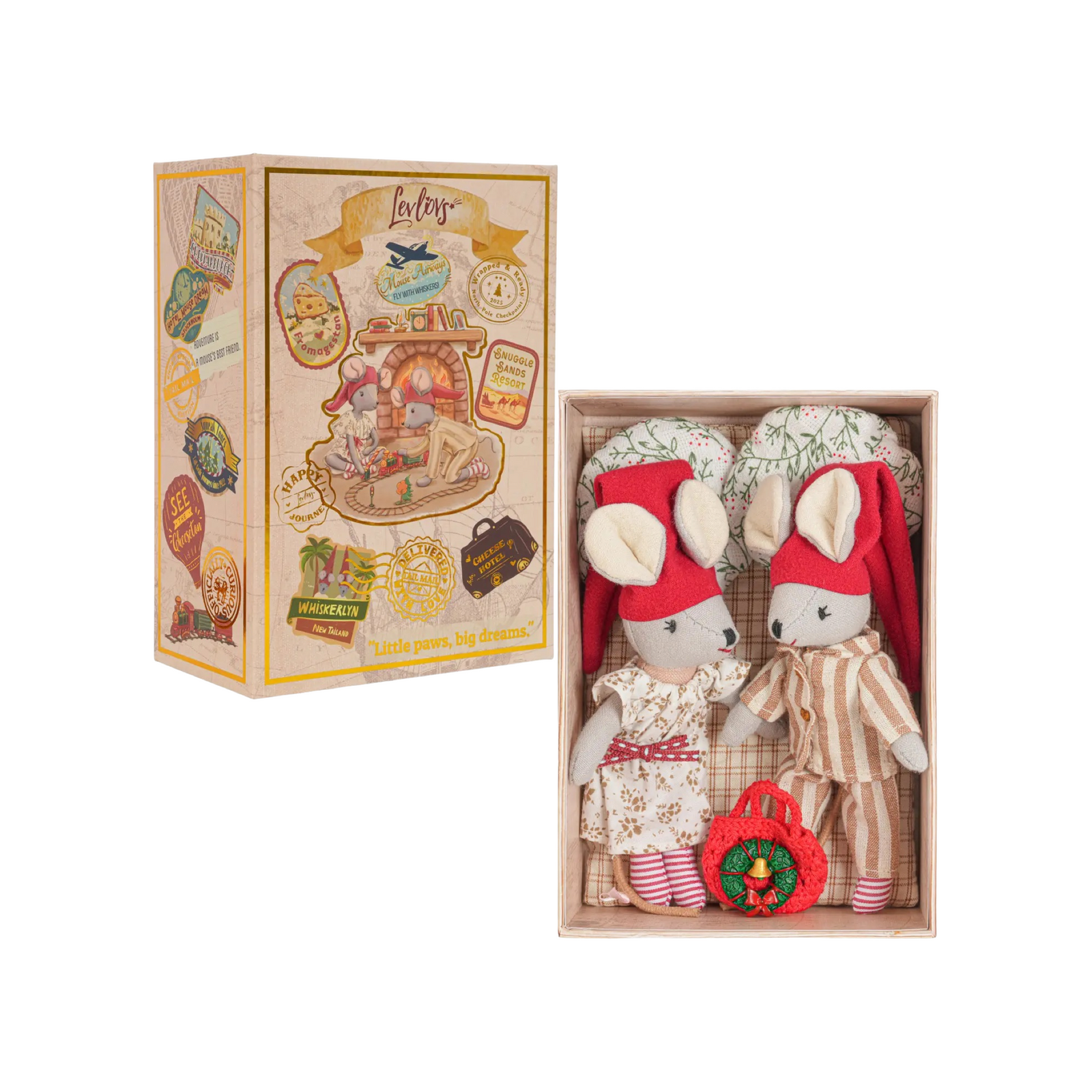Christmas Mice Sleepy & Dreamy In A Box