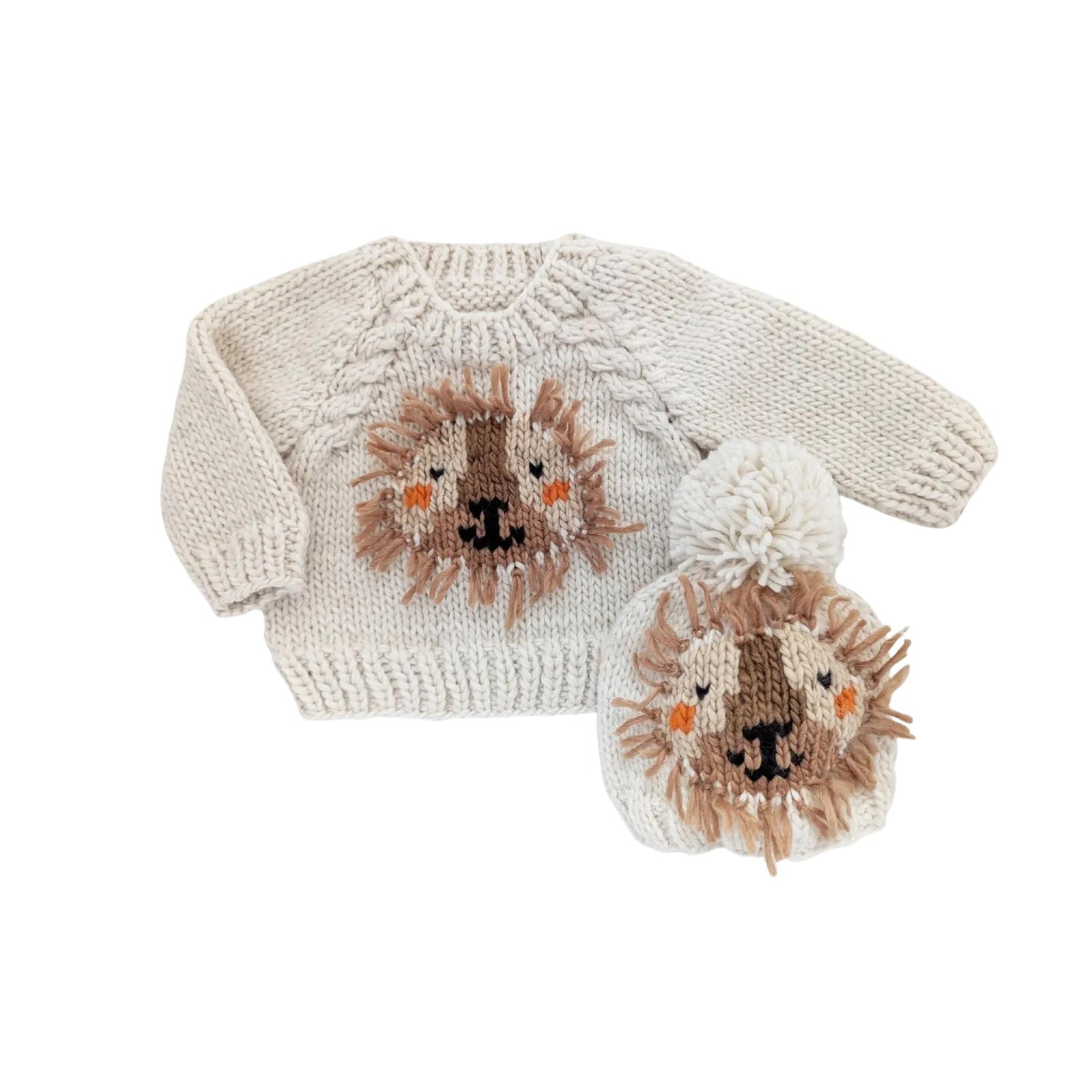 Lion Hand Knit Sweater