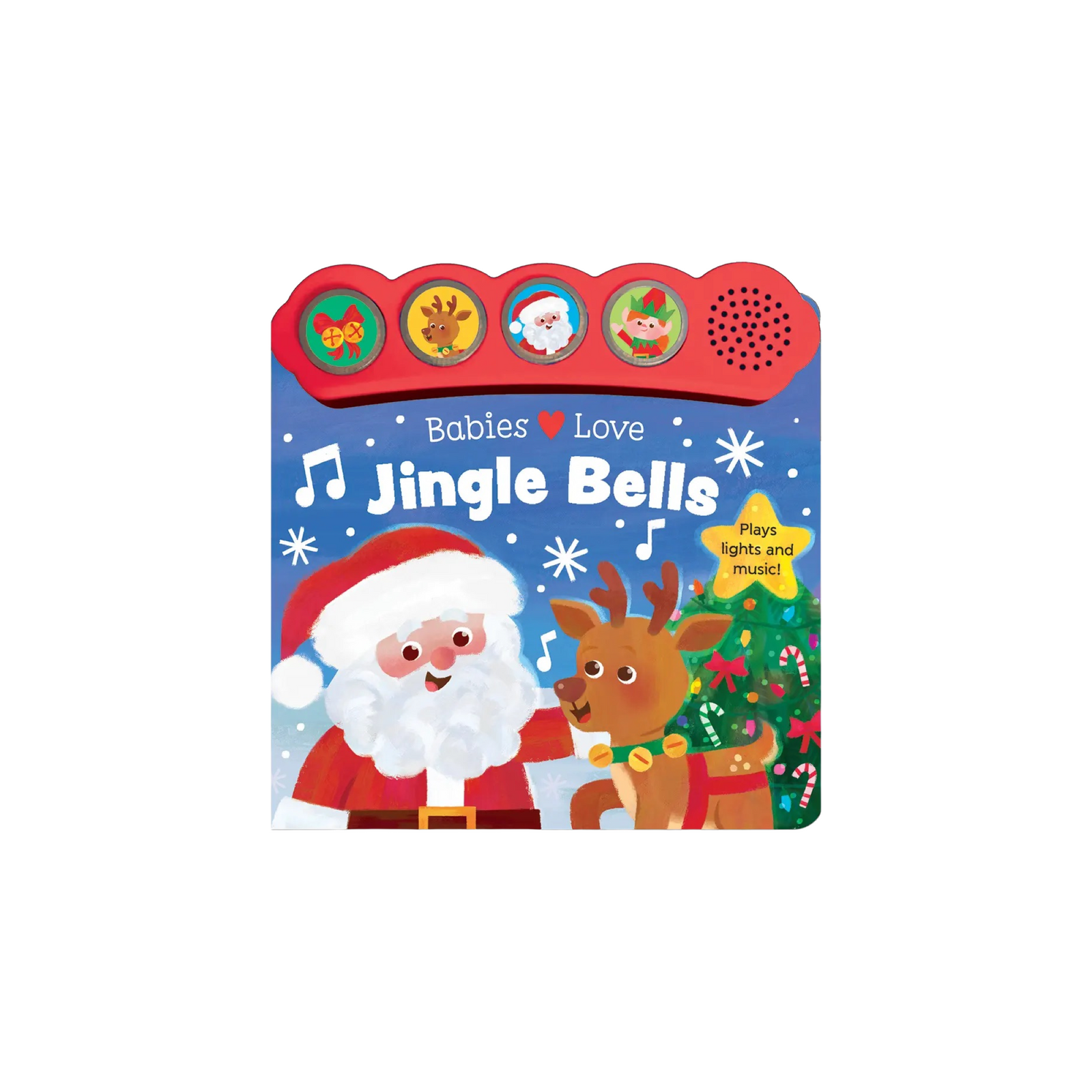 Babies Love Jingle Bells Light-Up Christmas Sound Book