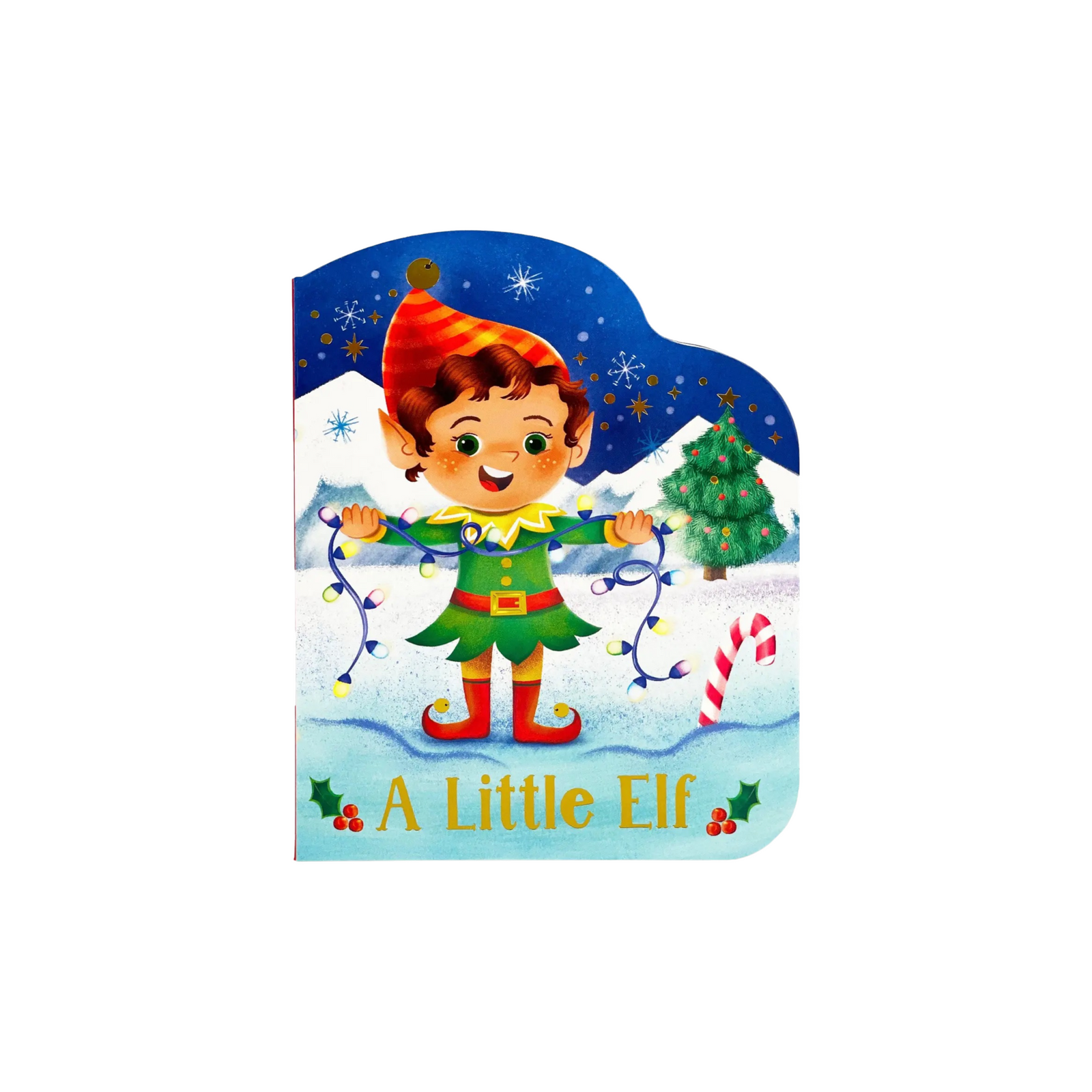 A Little Elf-Shaped Christmas Board Book