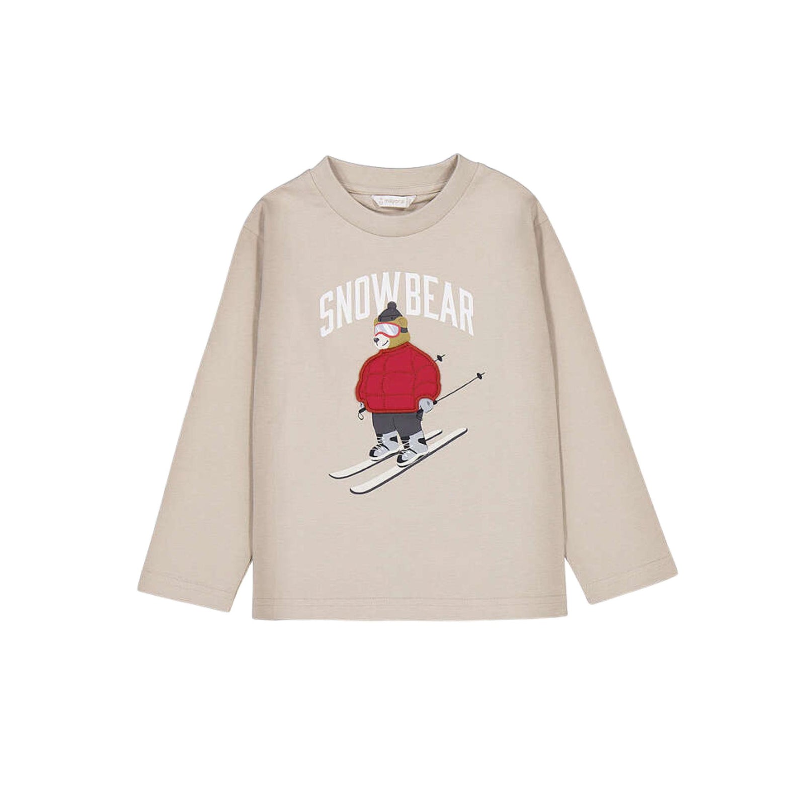 “Snowbear” Graphic Long Sleeve Boys’ T-Shirt