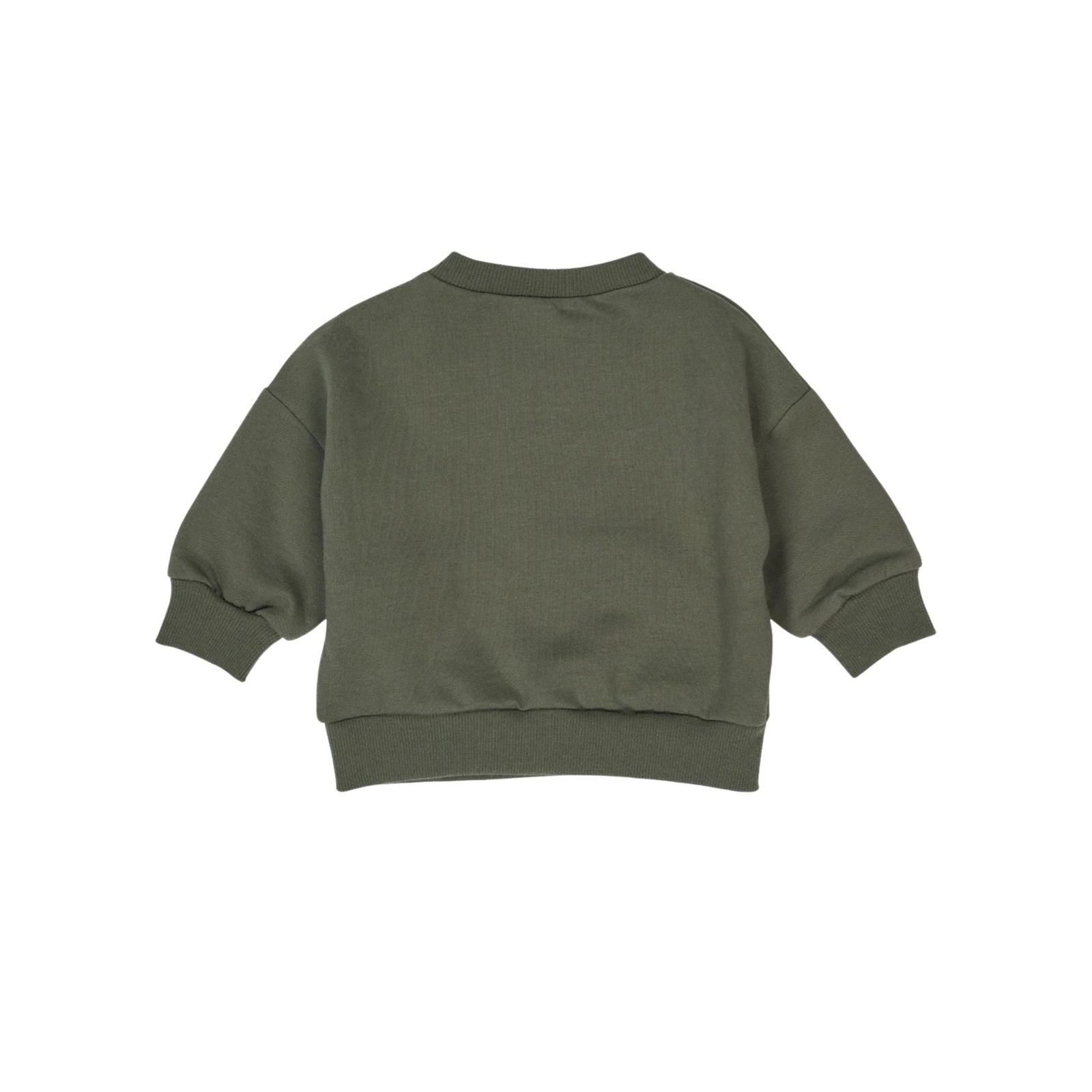 Cozy Me Pocket Sweatshirt-Olive