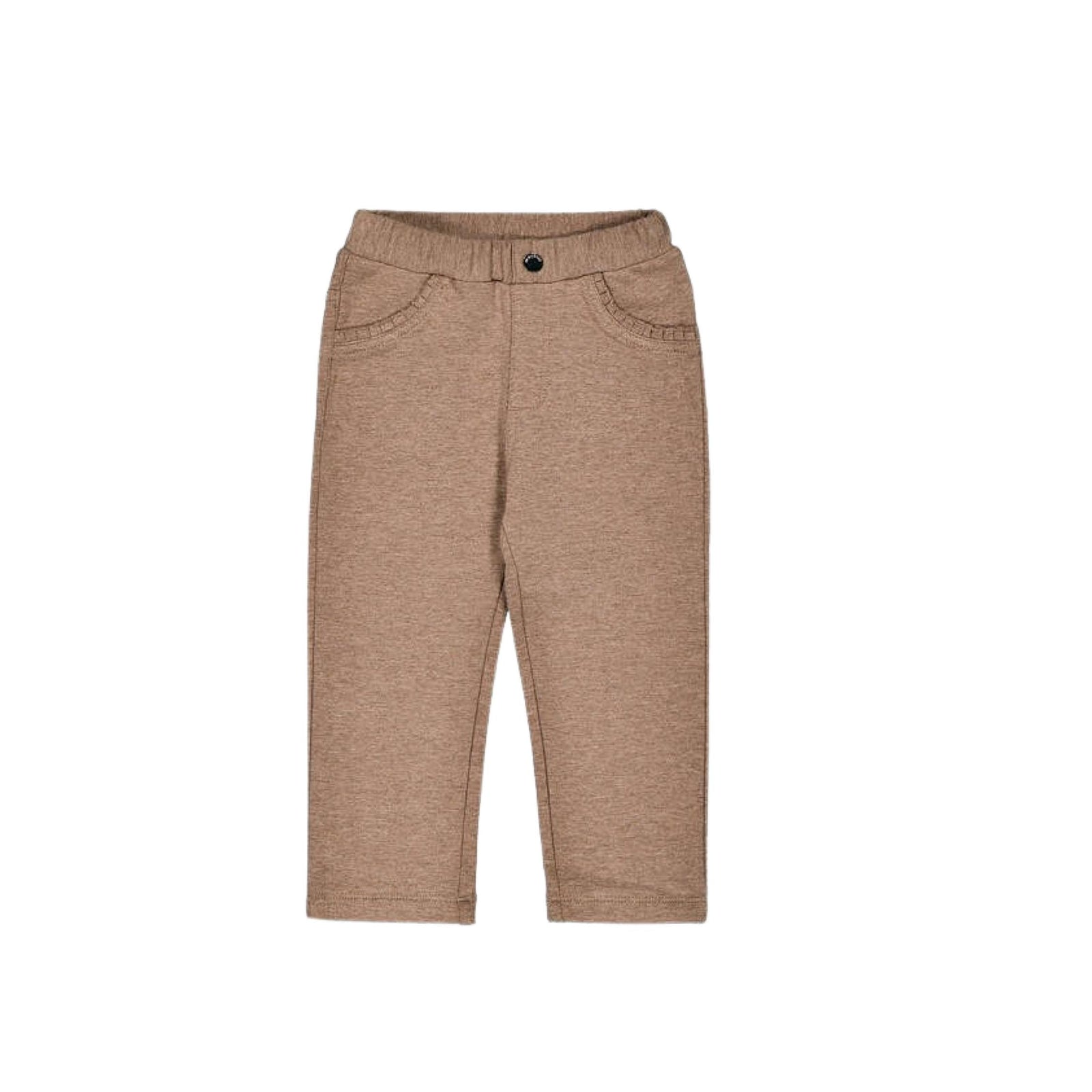 Girls’ Brown Fleece Pants
