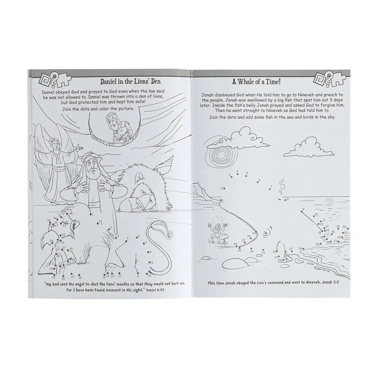 Kids Book Bible Story Activity