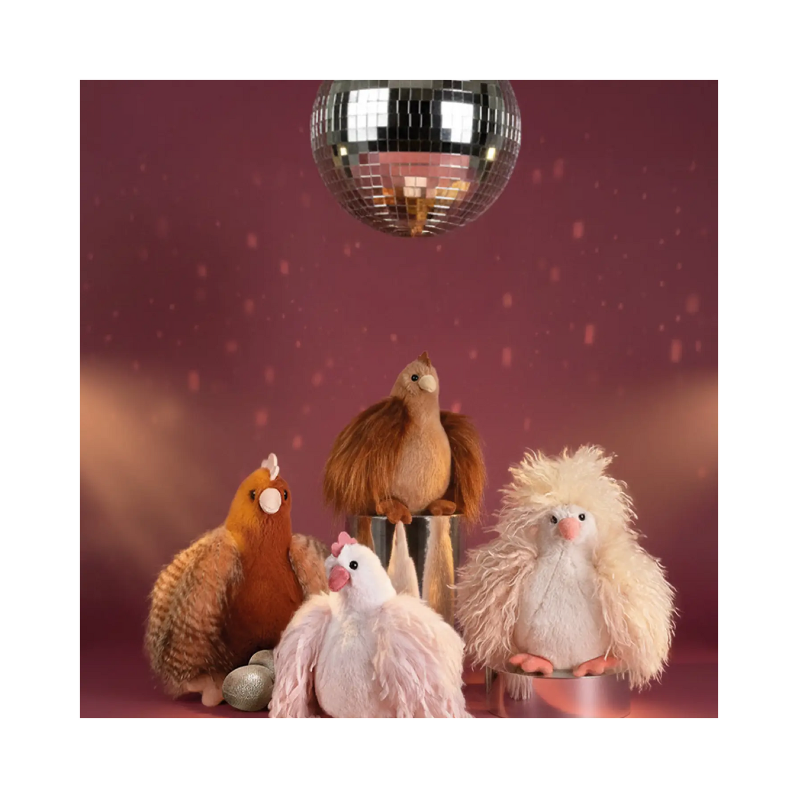 Little Hen Pink Lady Plush