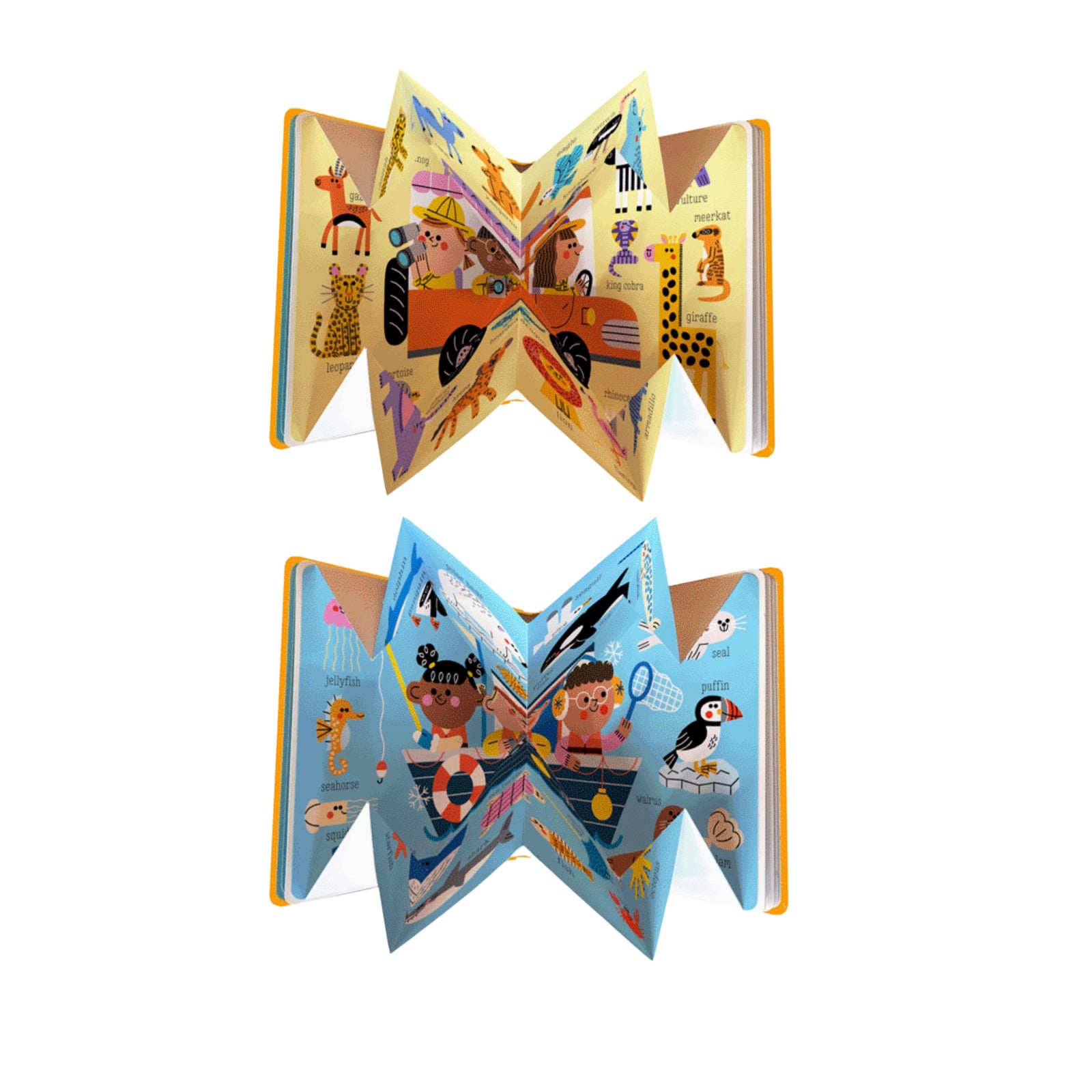 Board Book “Pop Out Mega Pictures Animals”