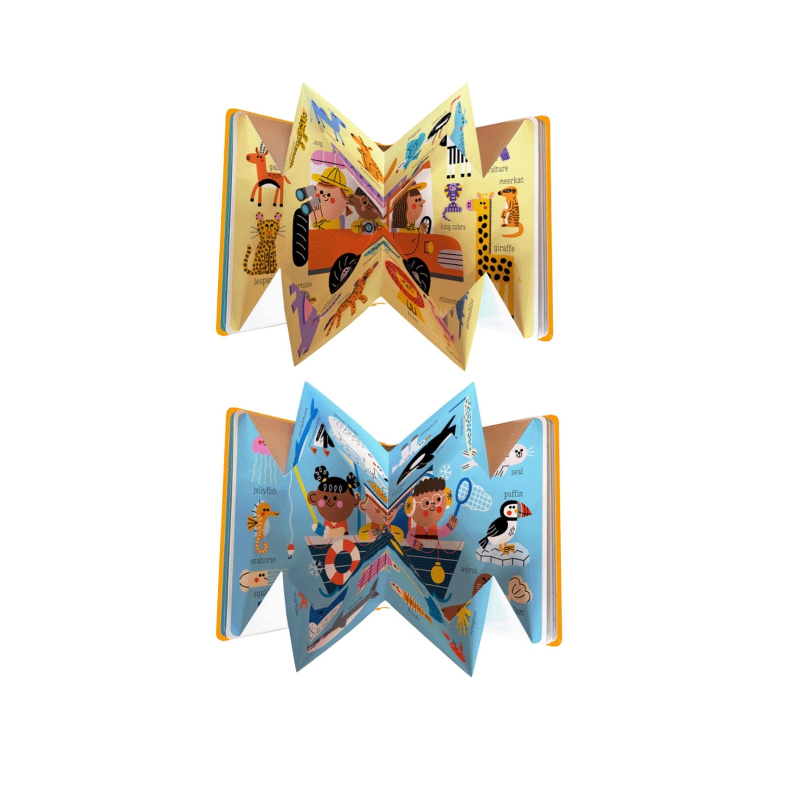 Board Book “Pop Out Mega Pictures Animals”