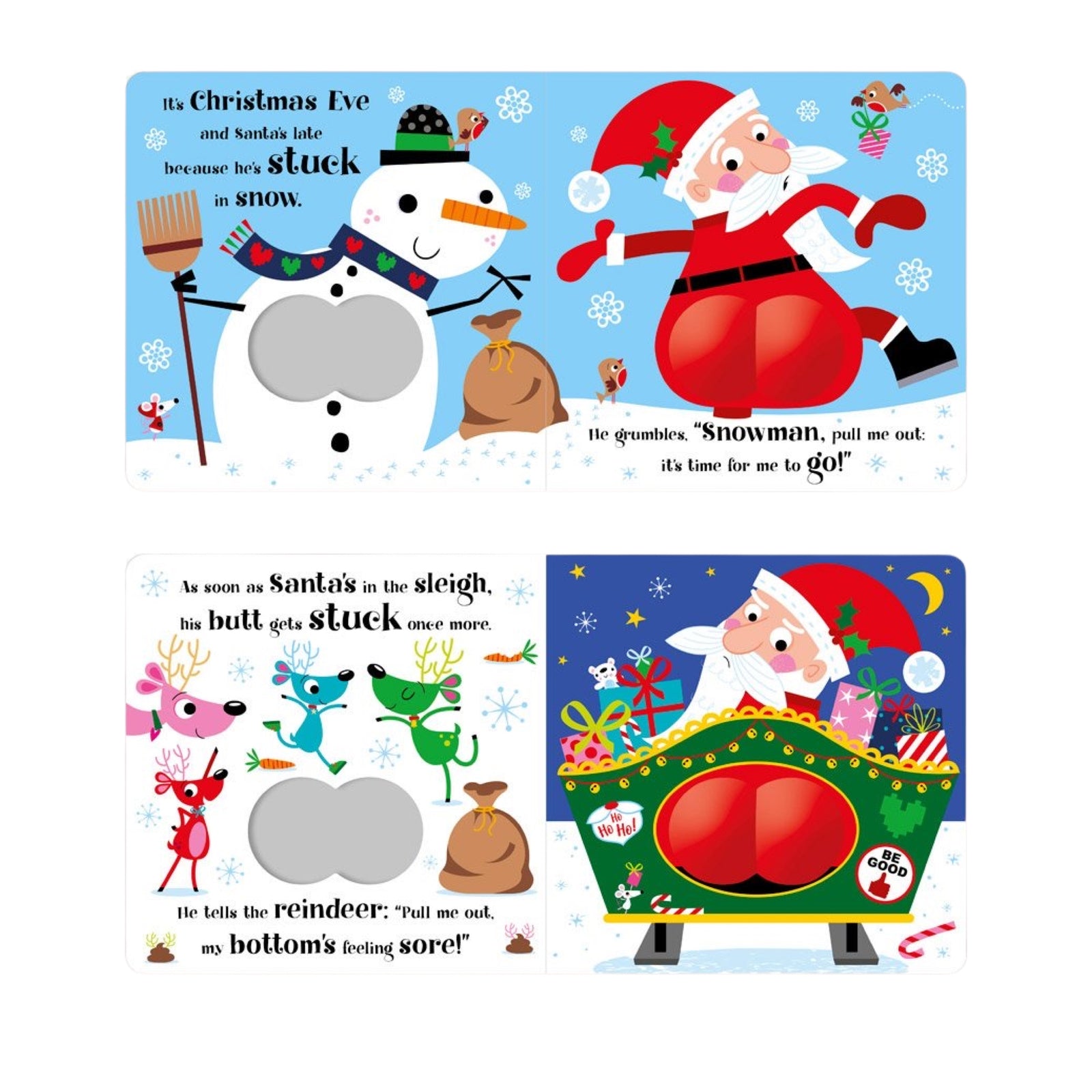 Board Book “Santa's Stuck!”