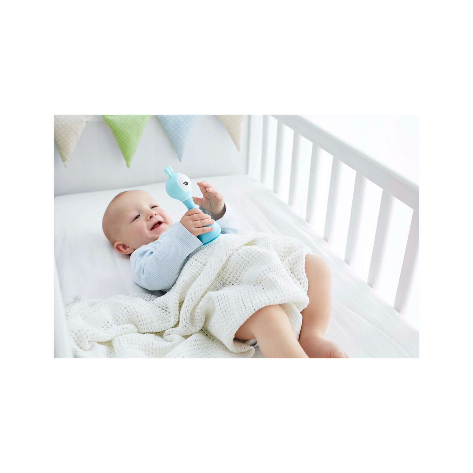 Smarty Bunny Sensory Teether Toy with Music & Lights